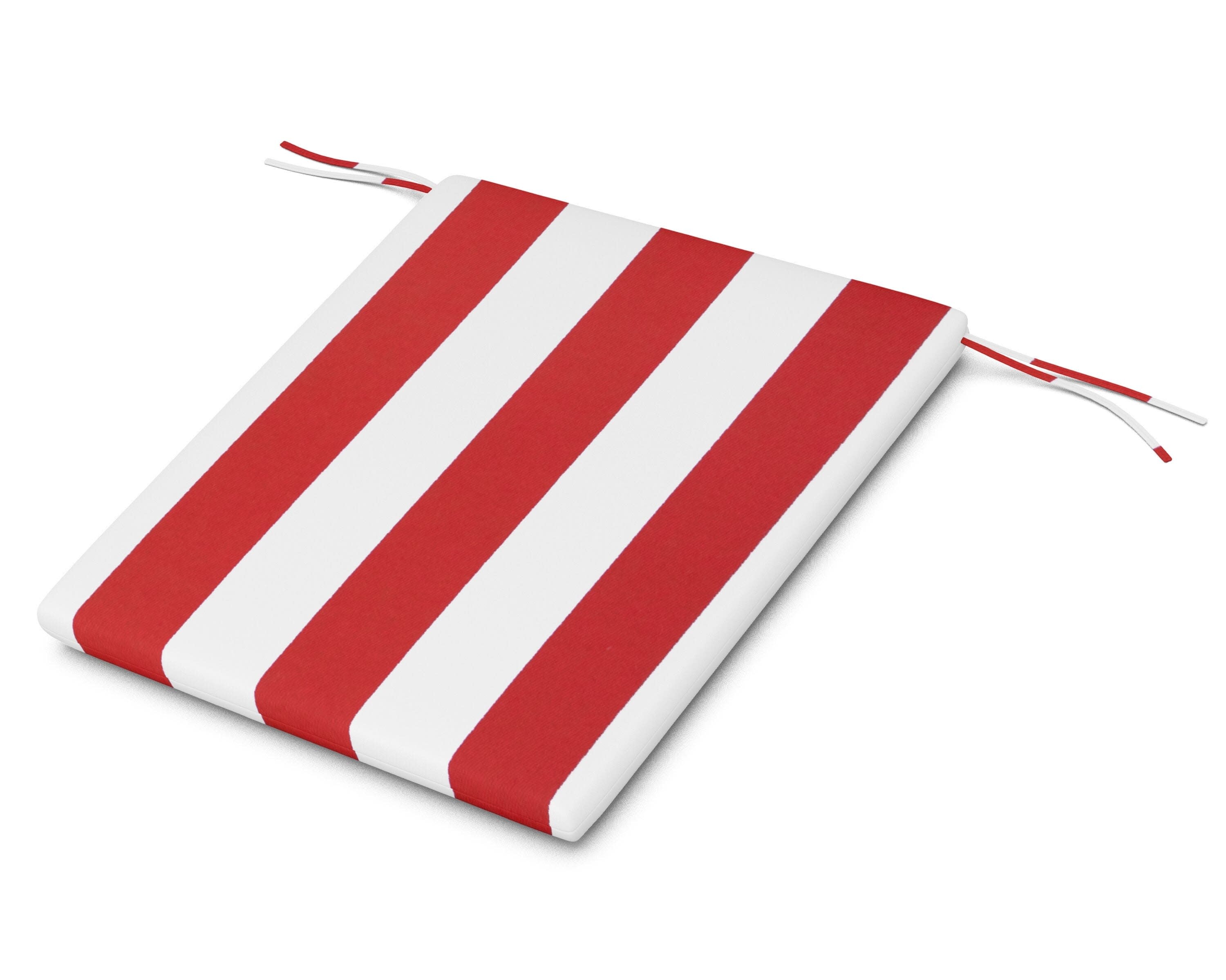 AL100 Seat Pad in Cabana Stripe Crimson