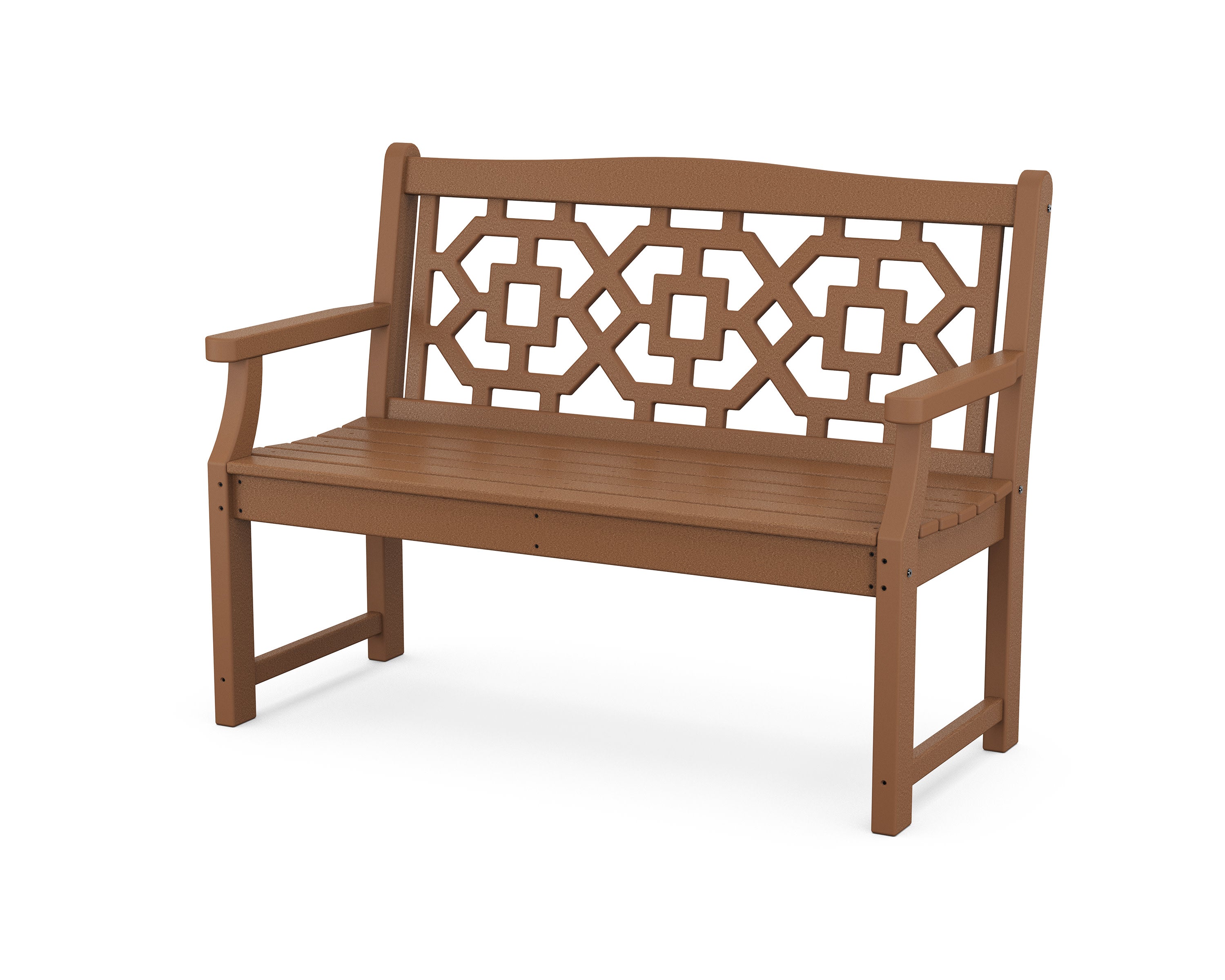 Chinoiserie 48" Garden Bench in Teak