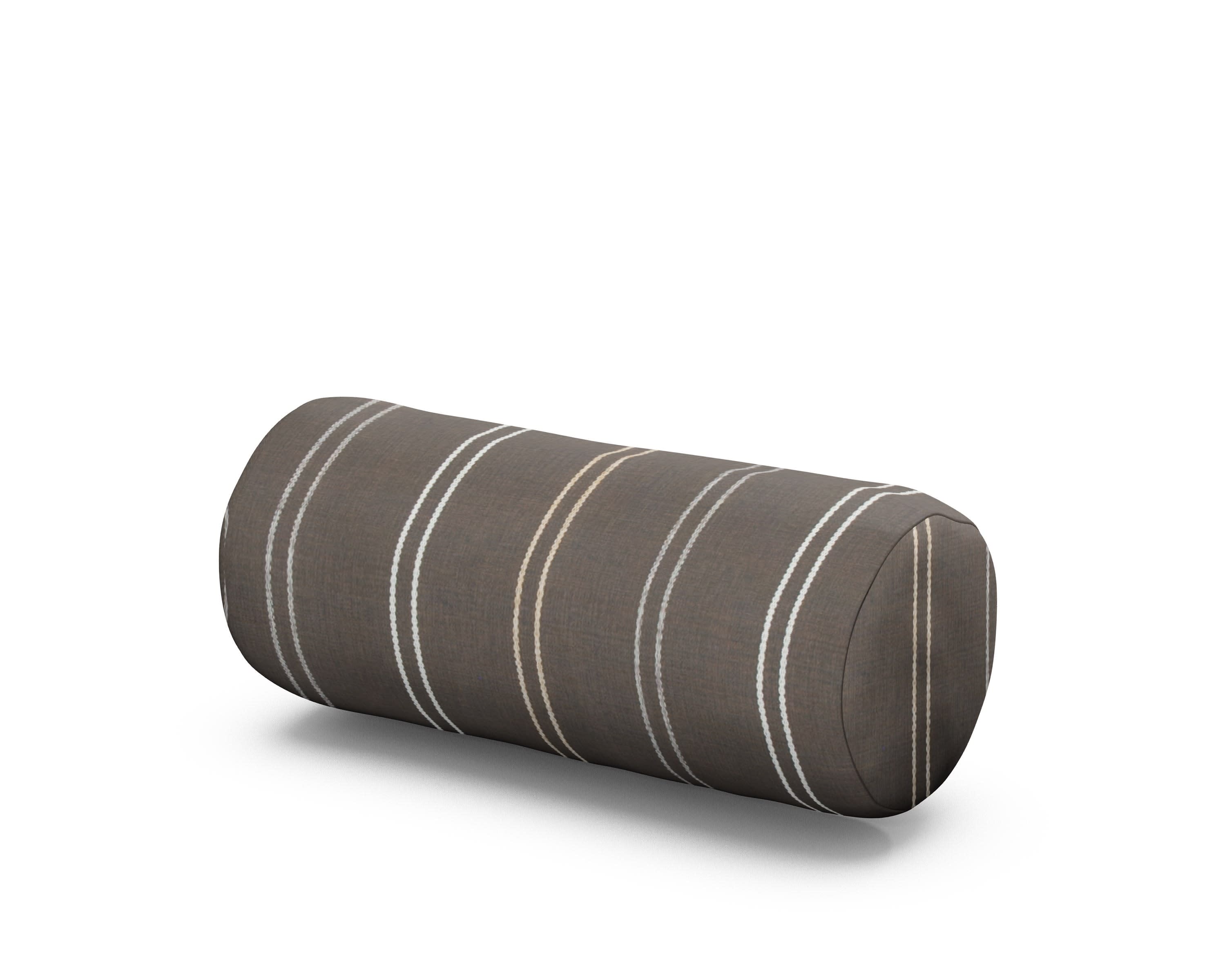 Outdoor Bolster Pillow in Rustic High Tide