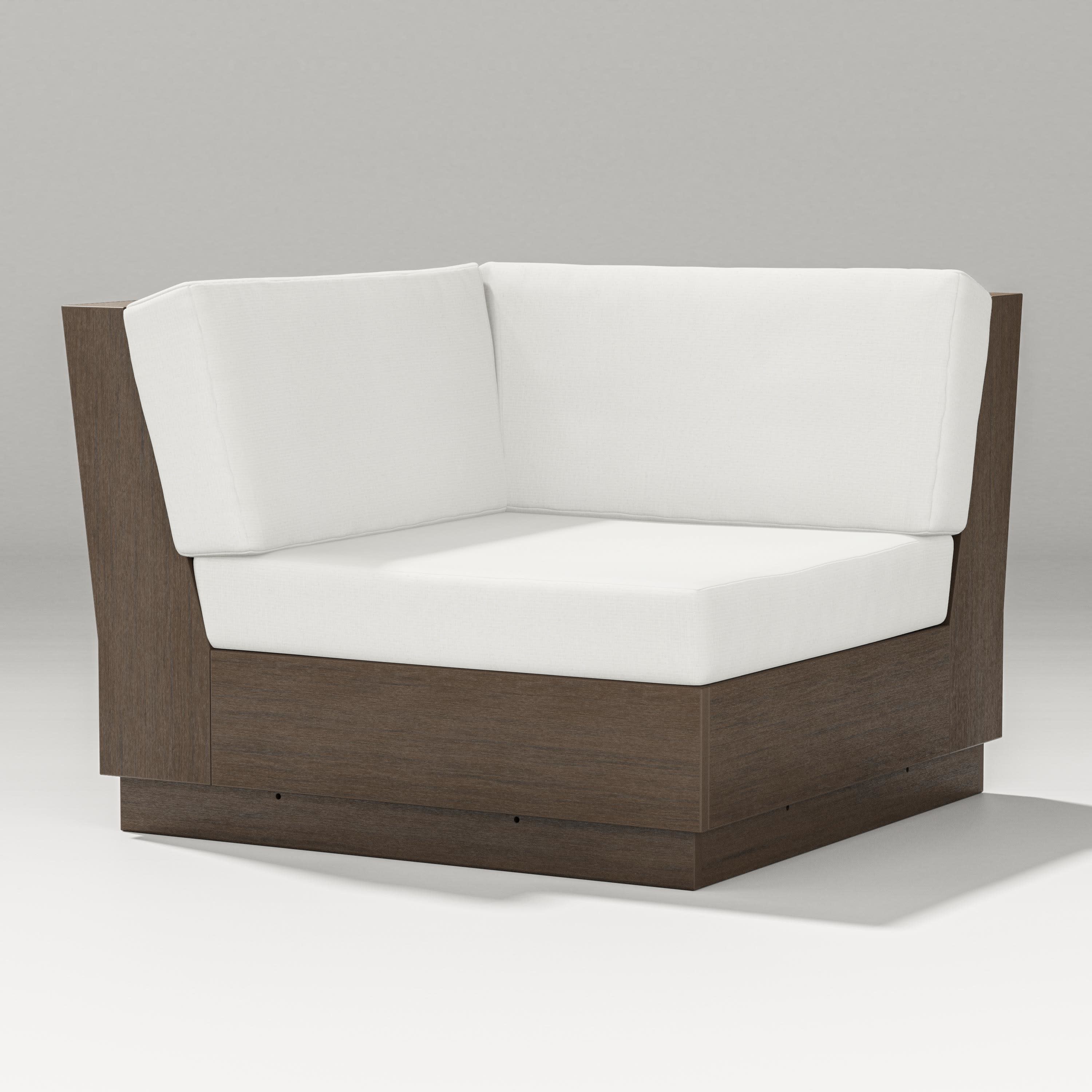 Elevate Modular Corner Chair in Kona / Natural Linen