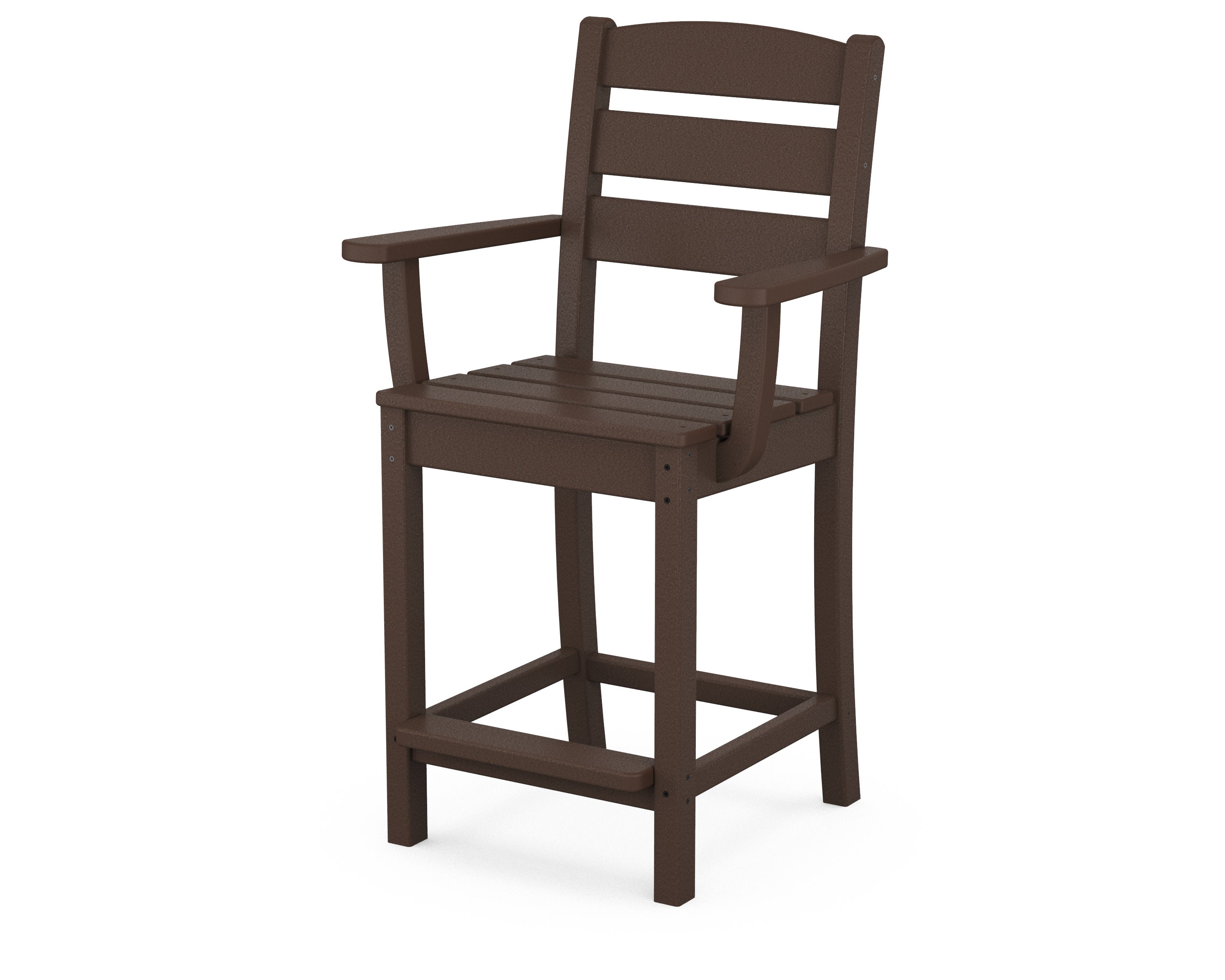 Lakeside Counter Arm Chair in Mahogany