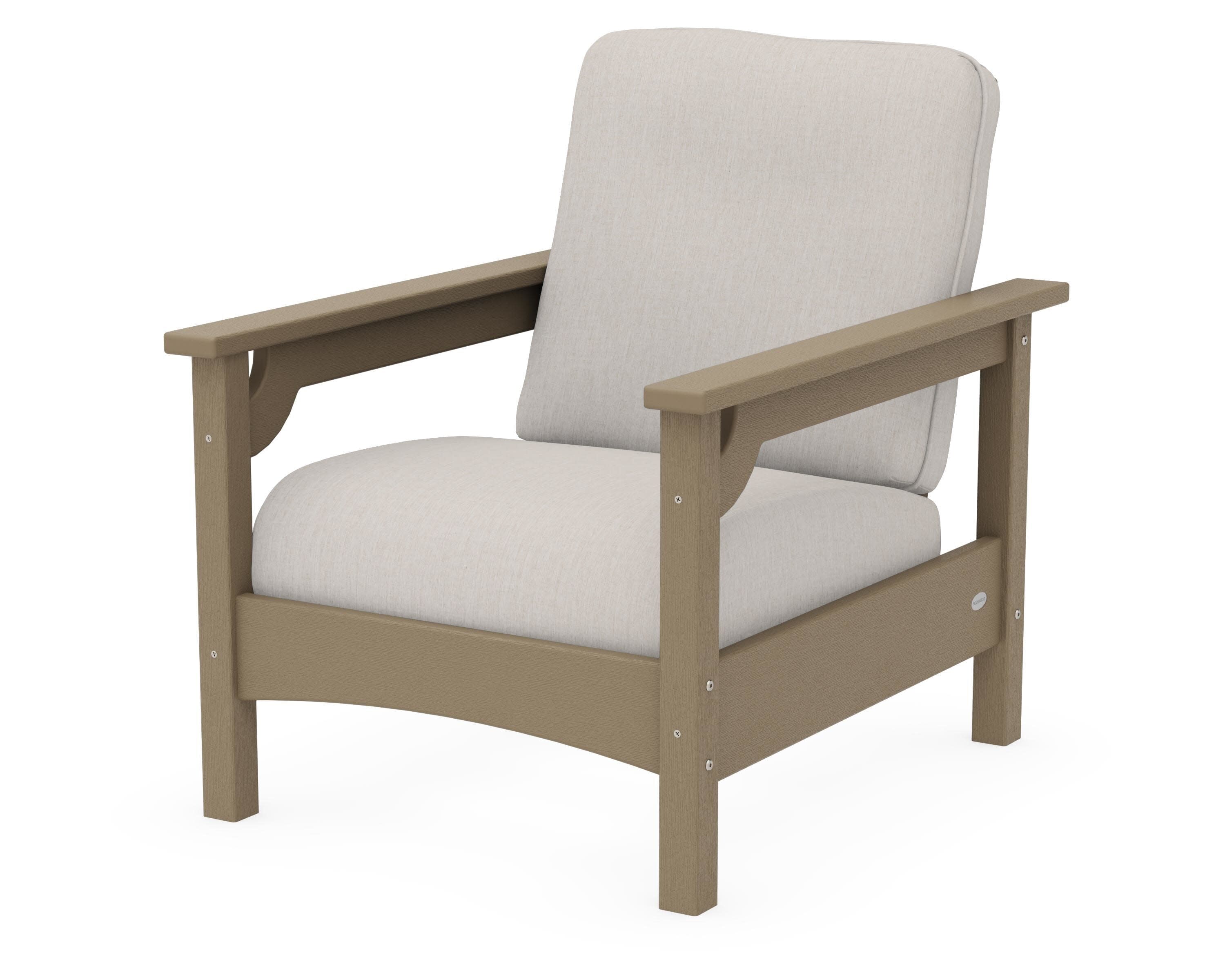 Club Chair in Vintage Sahara / Cast Ash