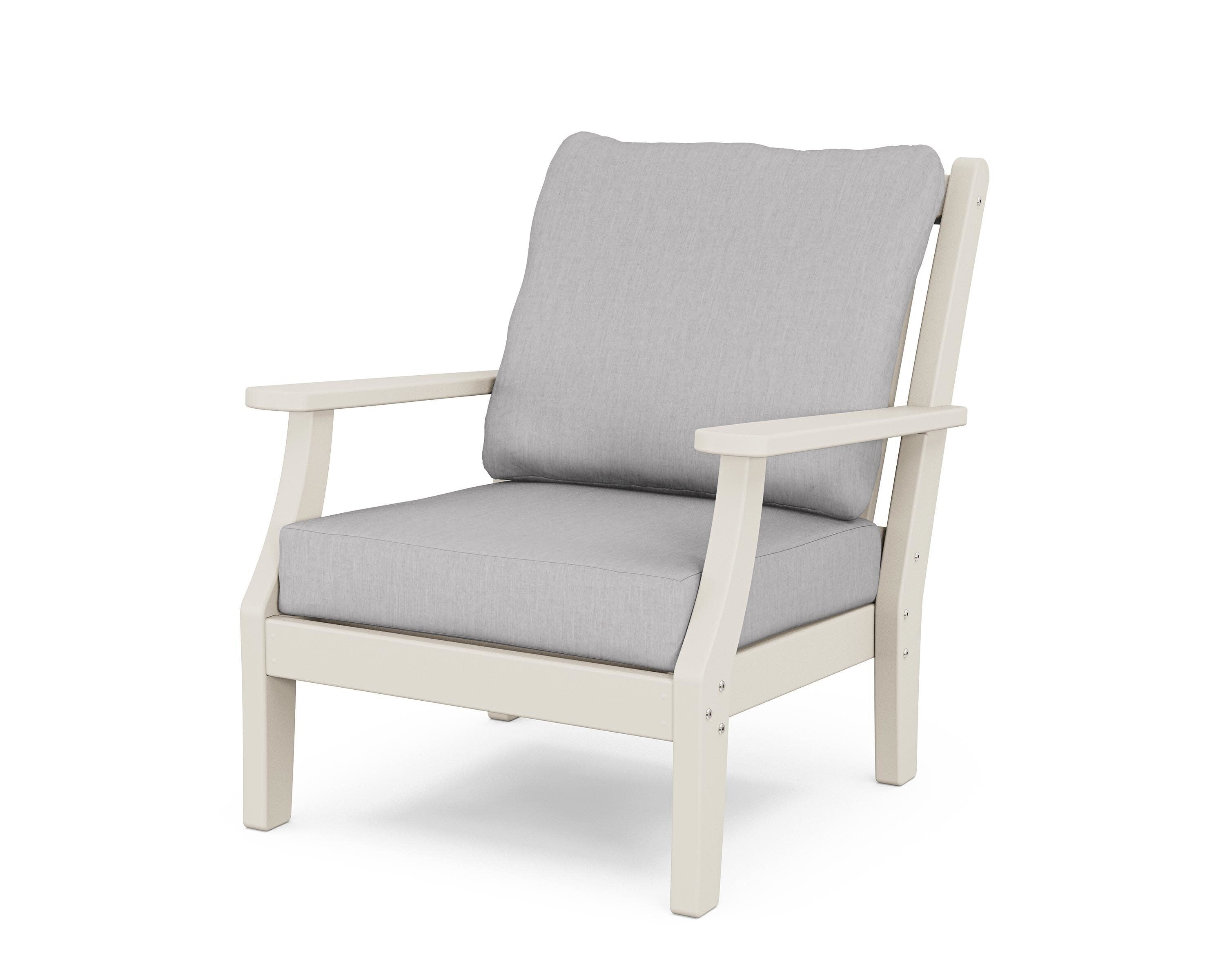 Wovendale Deep Seating Chair in Sand / Granite