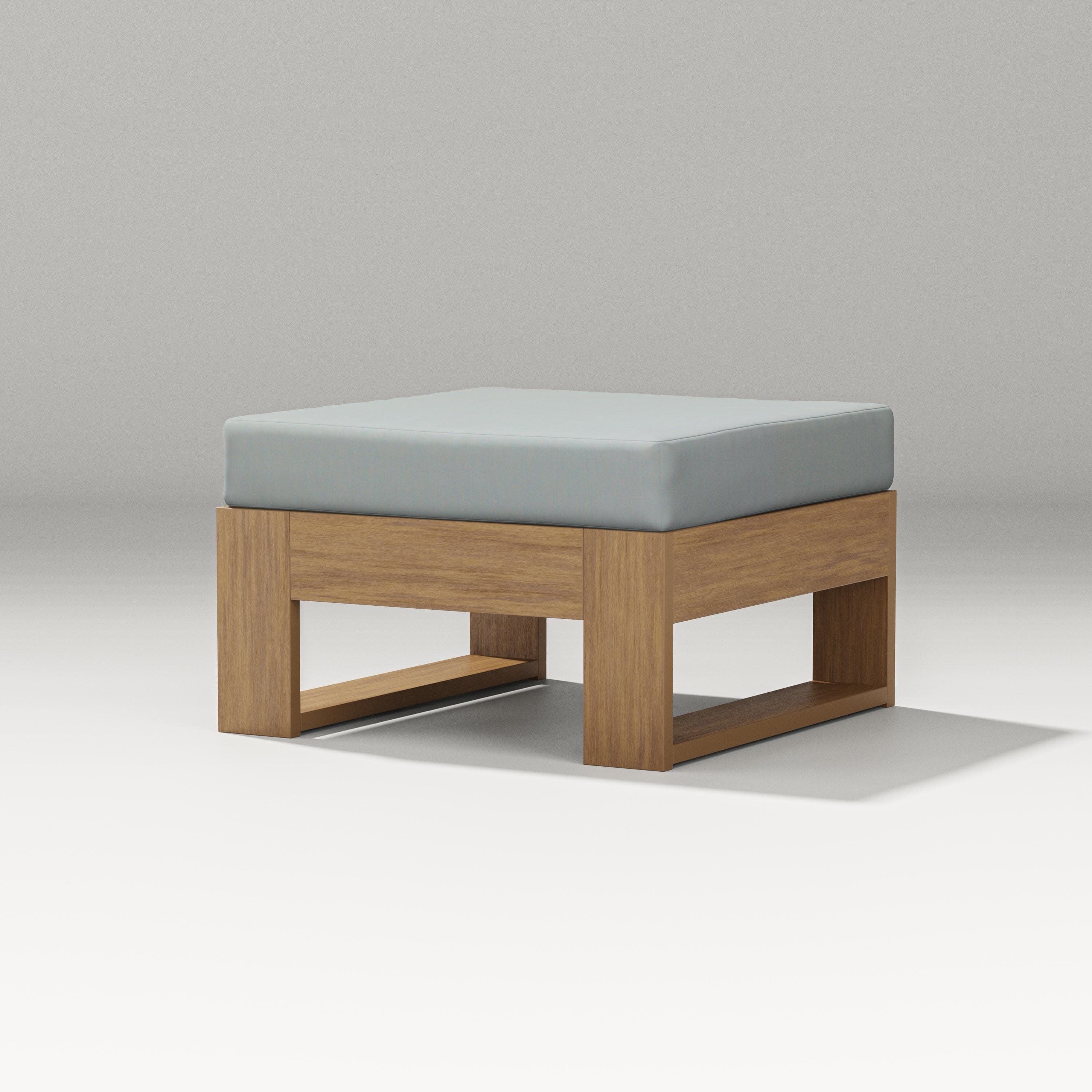 Latitude Lounge Ottoman in Natural / Spa