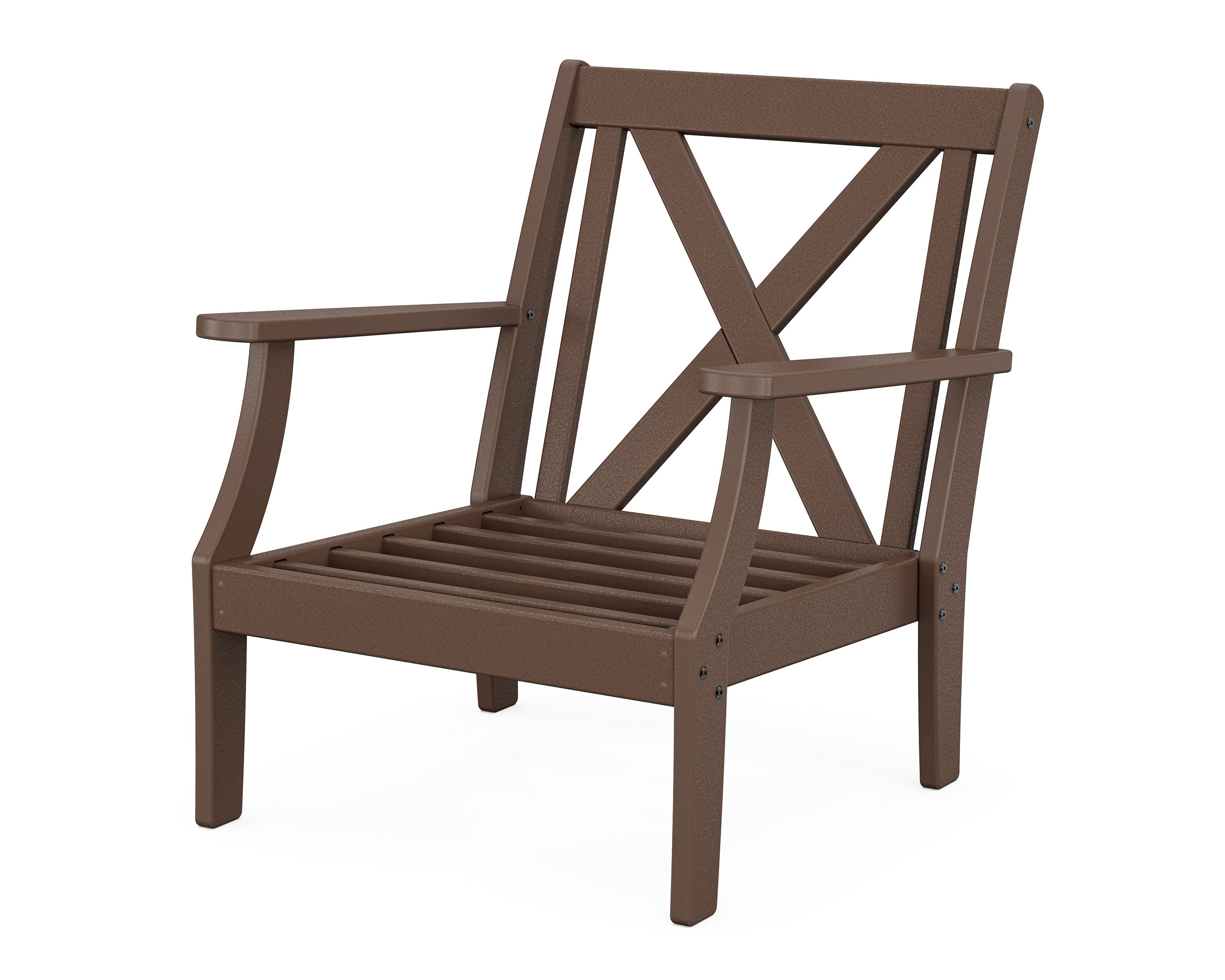 Braxton Deep Seating Chair Frame in Mahogany