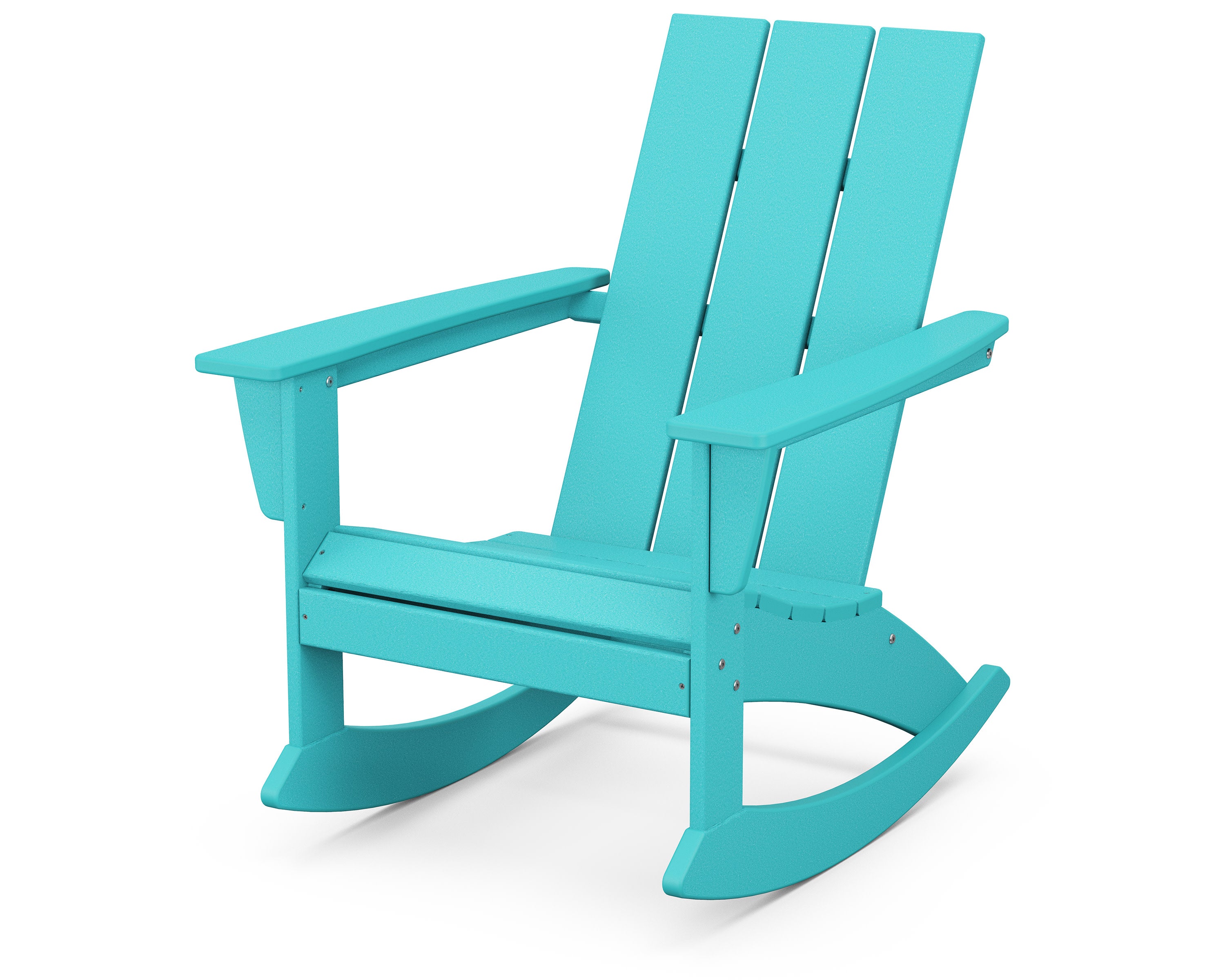 Modern Adirondack Rocking Chair in Aruba