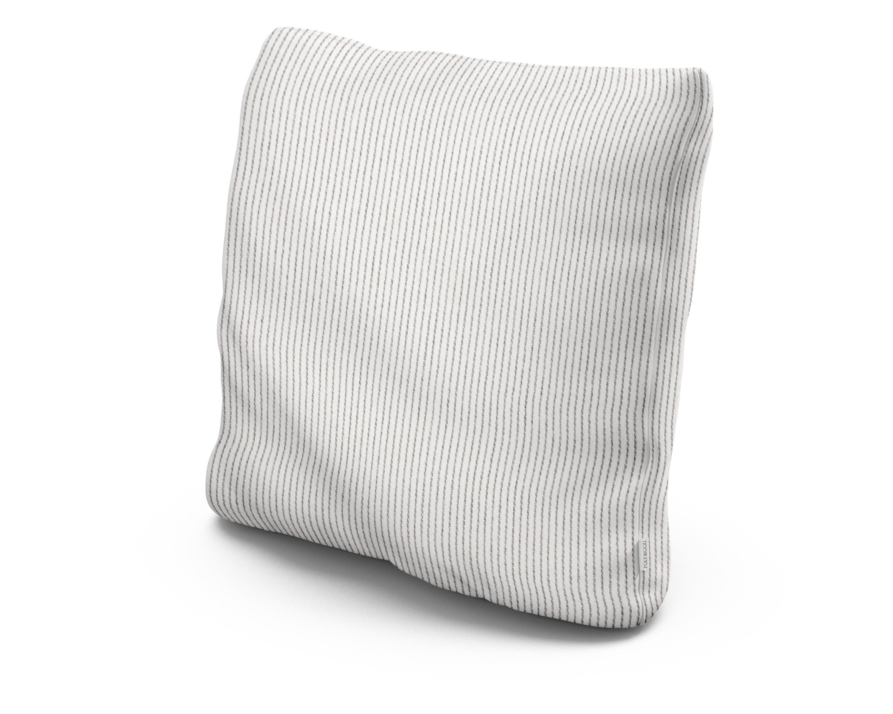 20" Outdoor Throw Pillow in Linus Metal