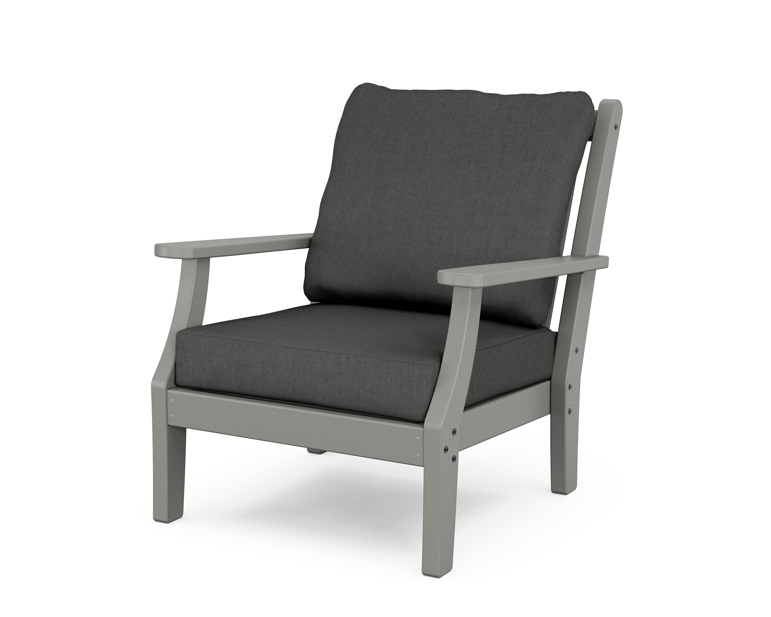Wovendale Deep Seating Chair in Slate Grey / Spectrum Carbon