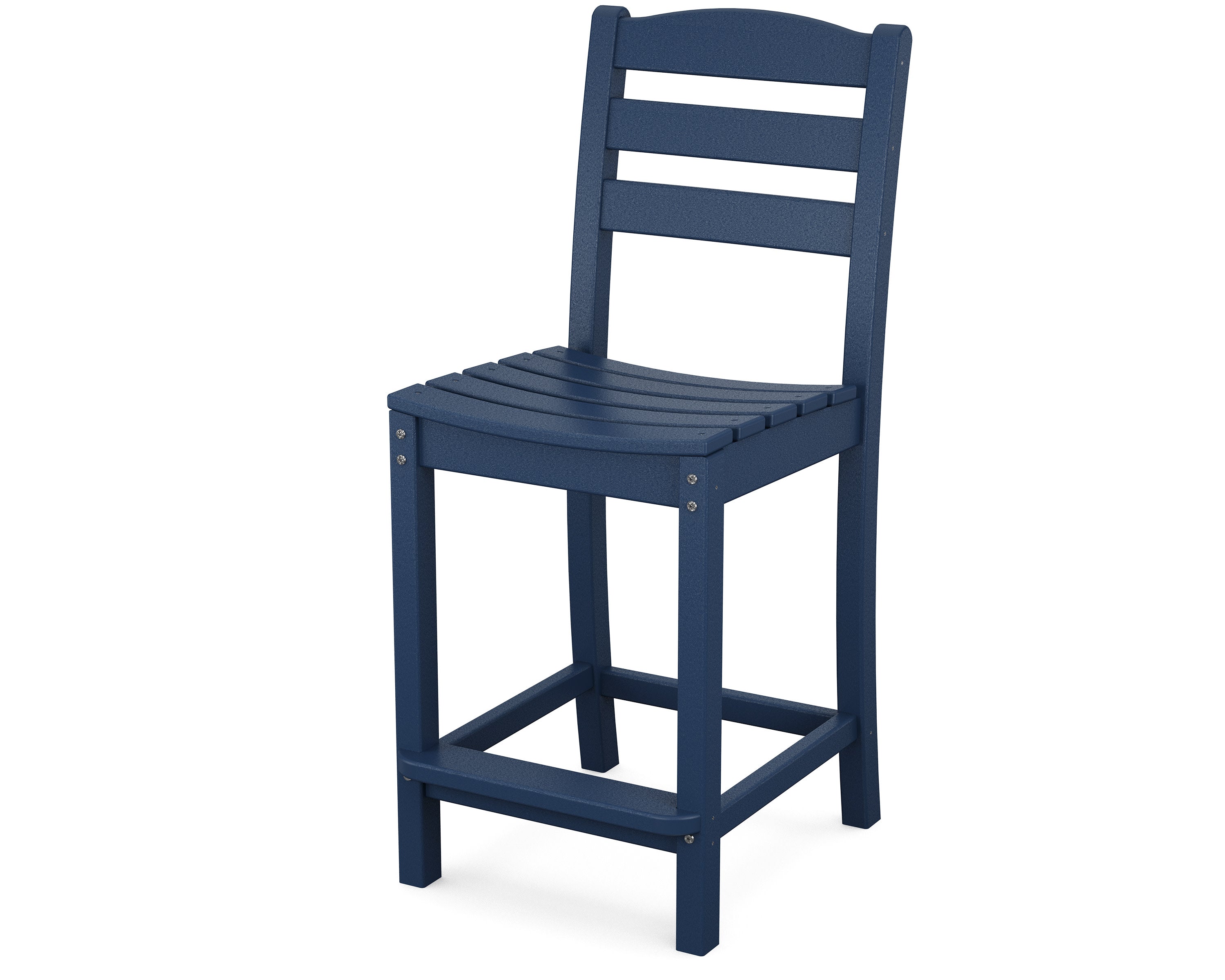 La Casa Caf Counter Side Chair in Navy