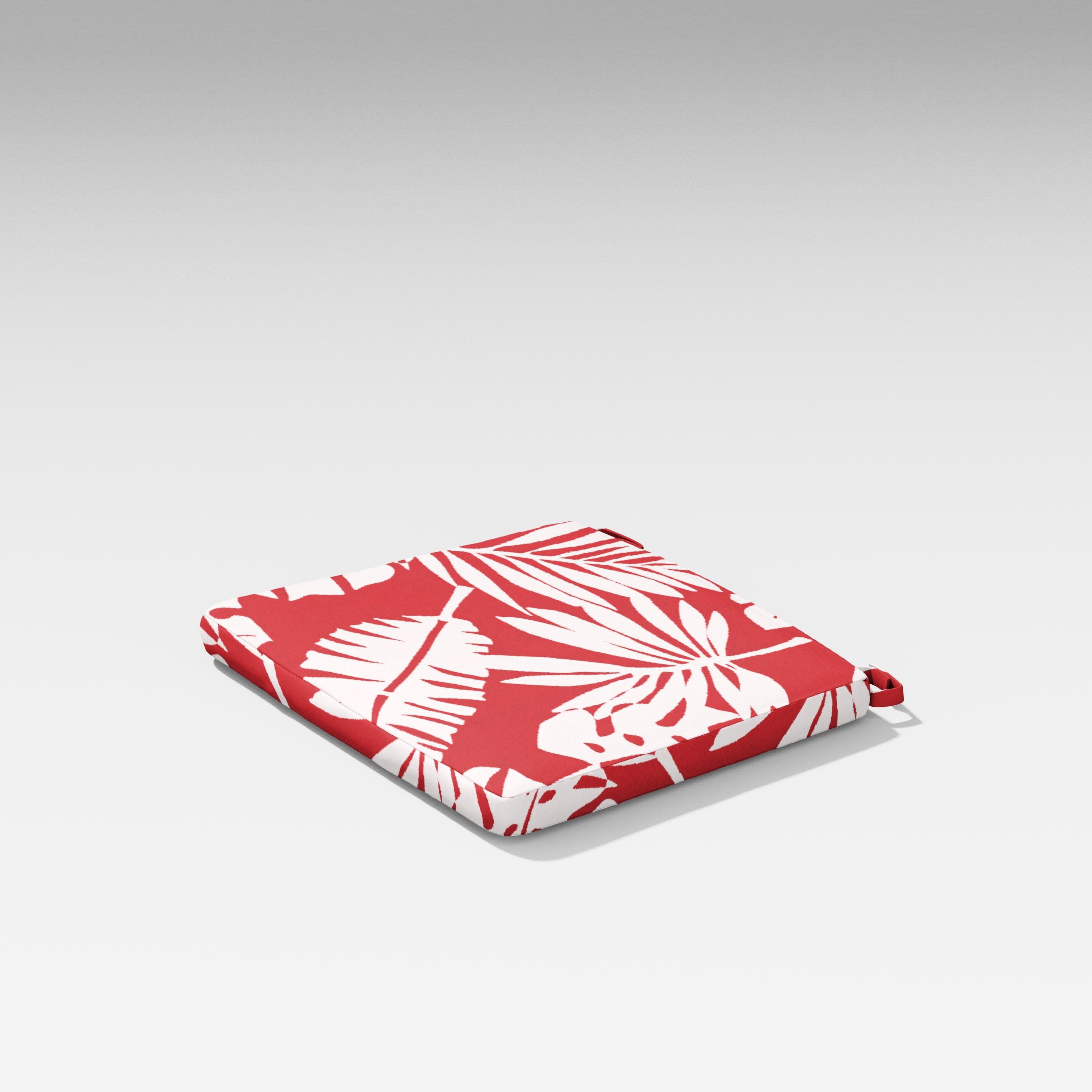 Latitude Dining Chair Cushion in Leaf Crimson