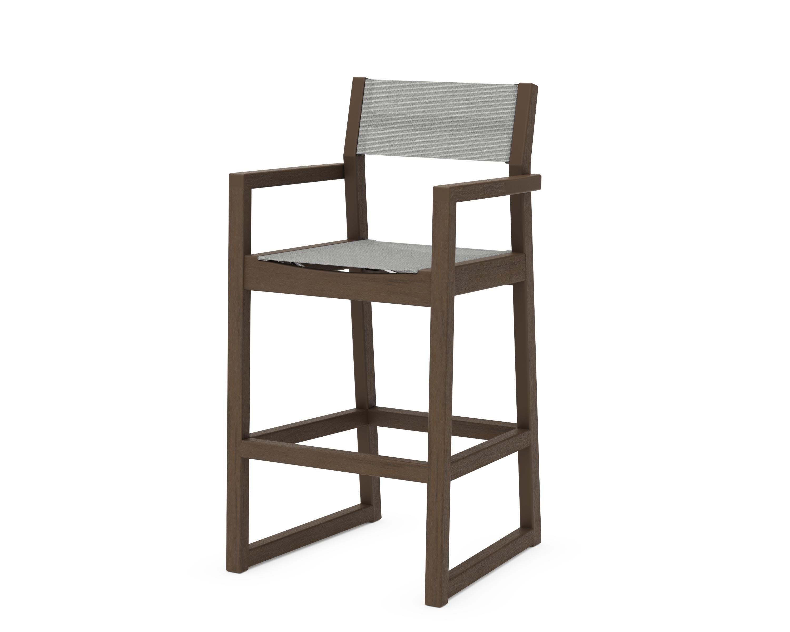EDGE Sling Bar Arm Chair in Kona / Metallic Sling