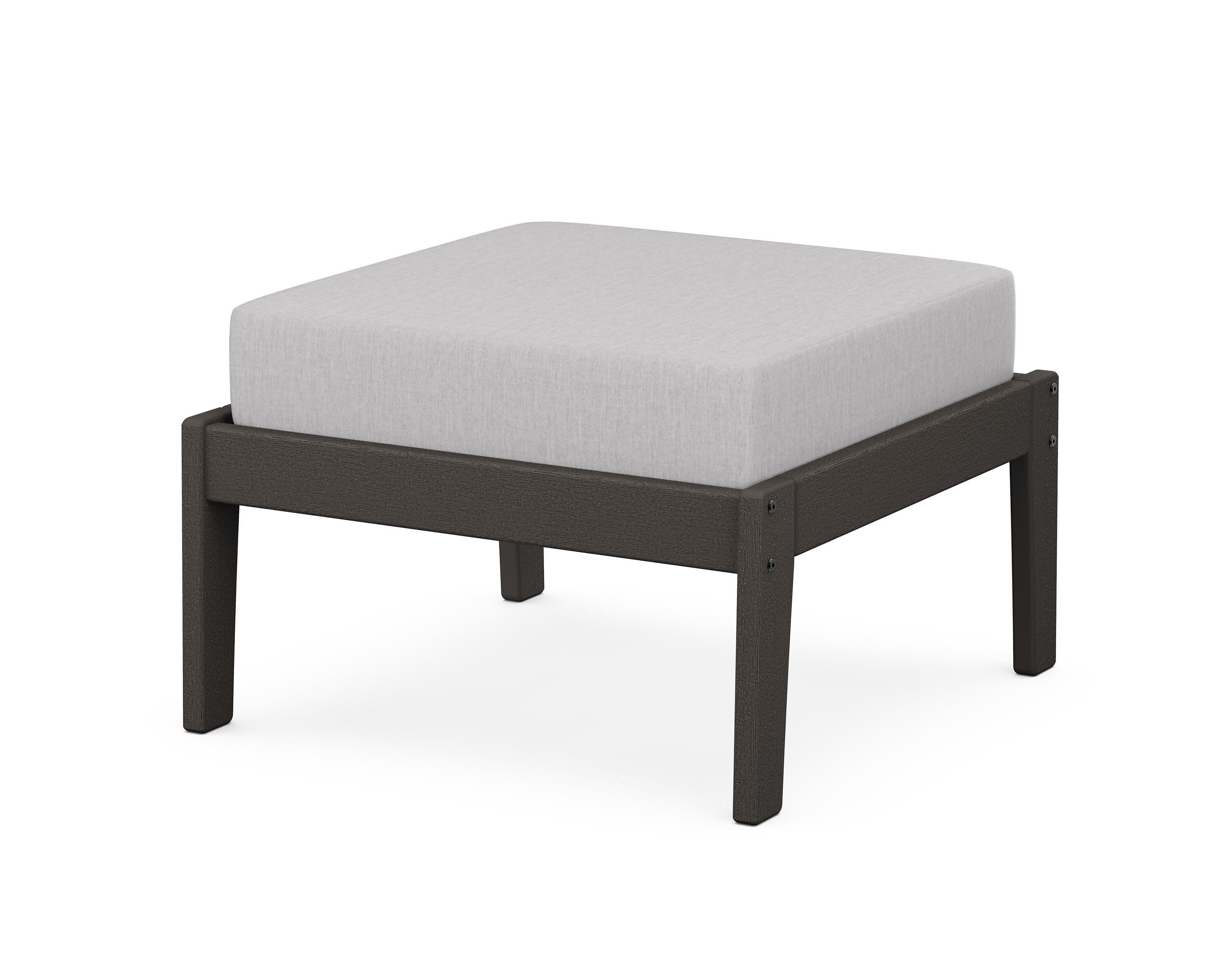Deep Seating Ottoman in Vintage Coffee / Granite