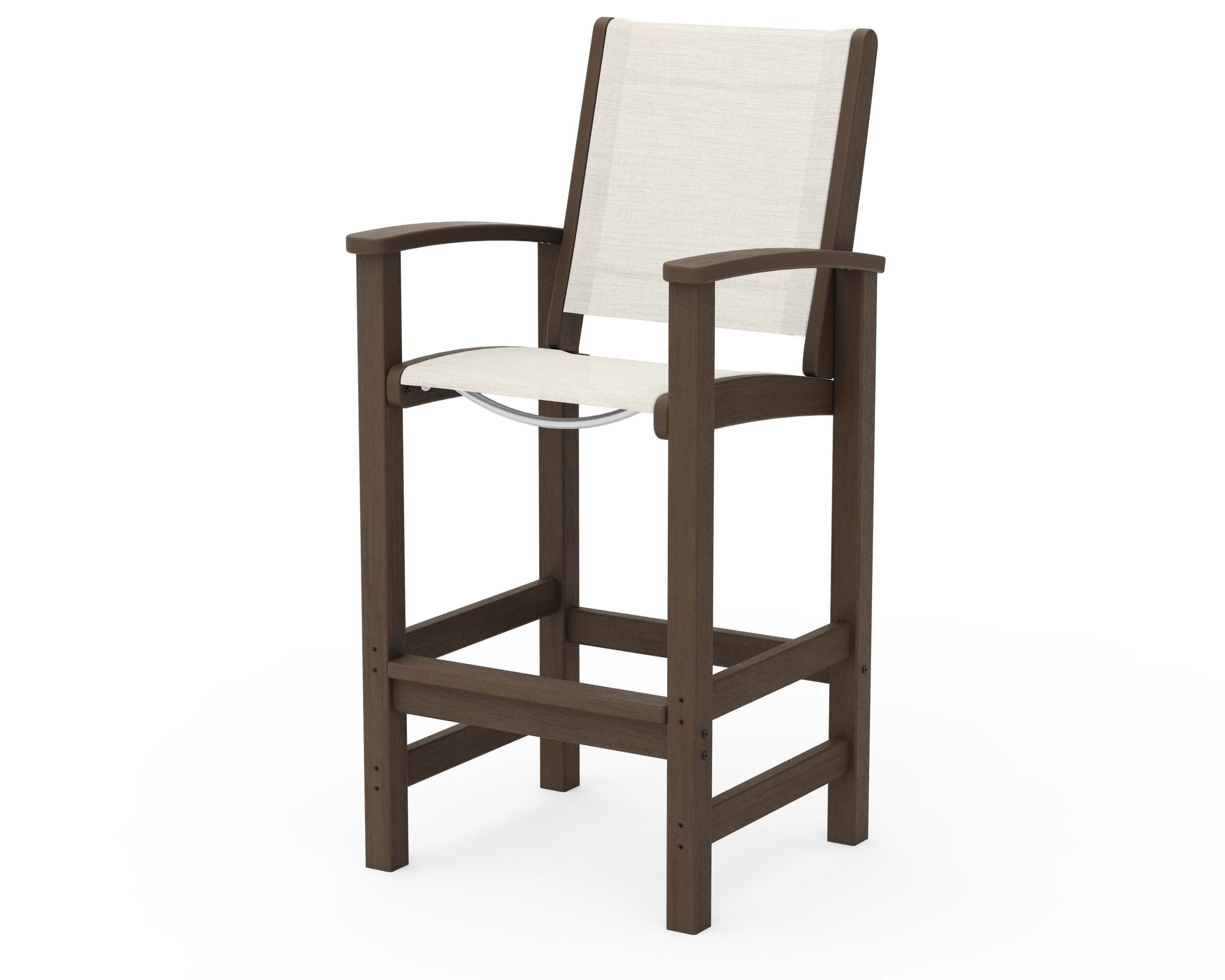 Coastal Bar Chair in Kona / Parchment Sling