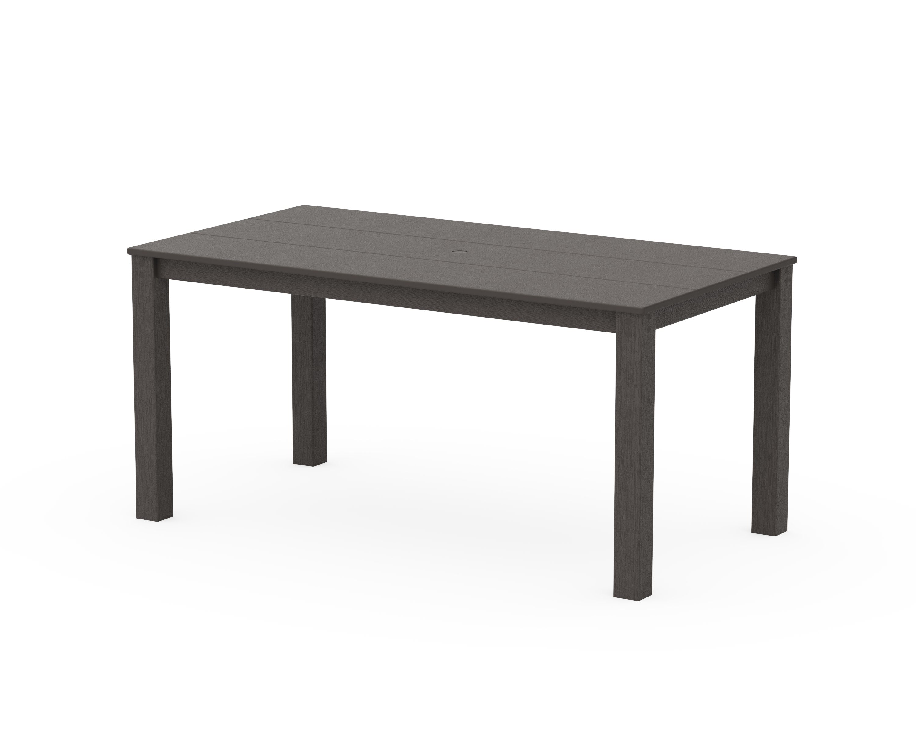 Studio Parsons 34" X 64" Dining Table in Vintage Coffee