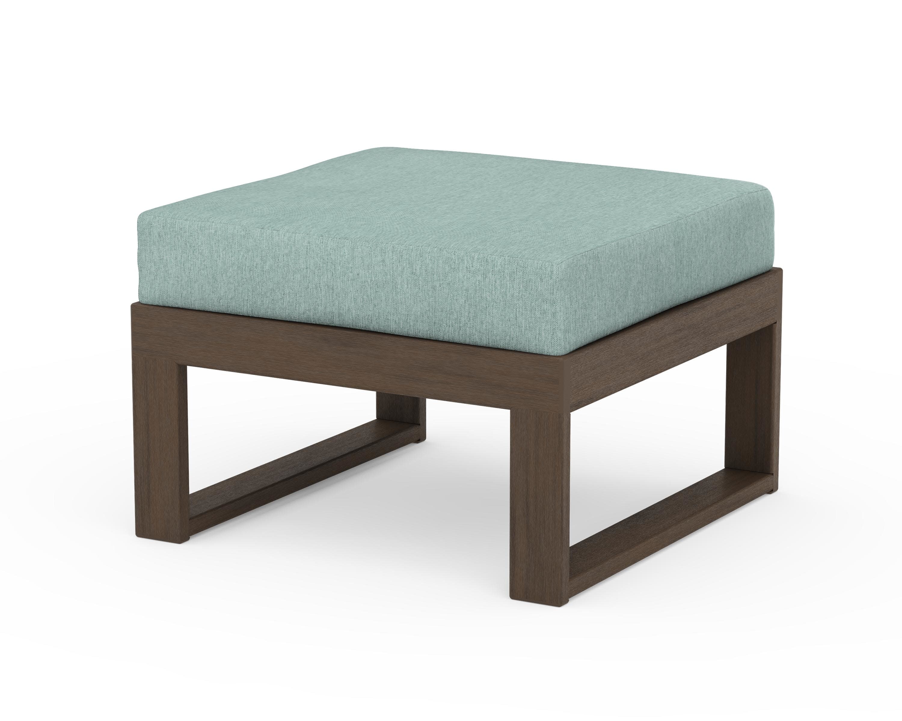 Modular Ottoman - Modern in Kona / Glacier Spa