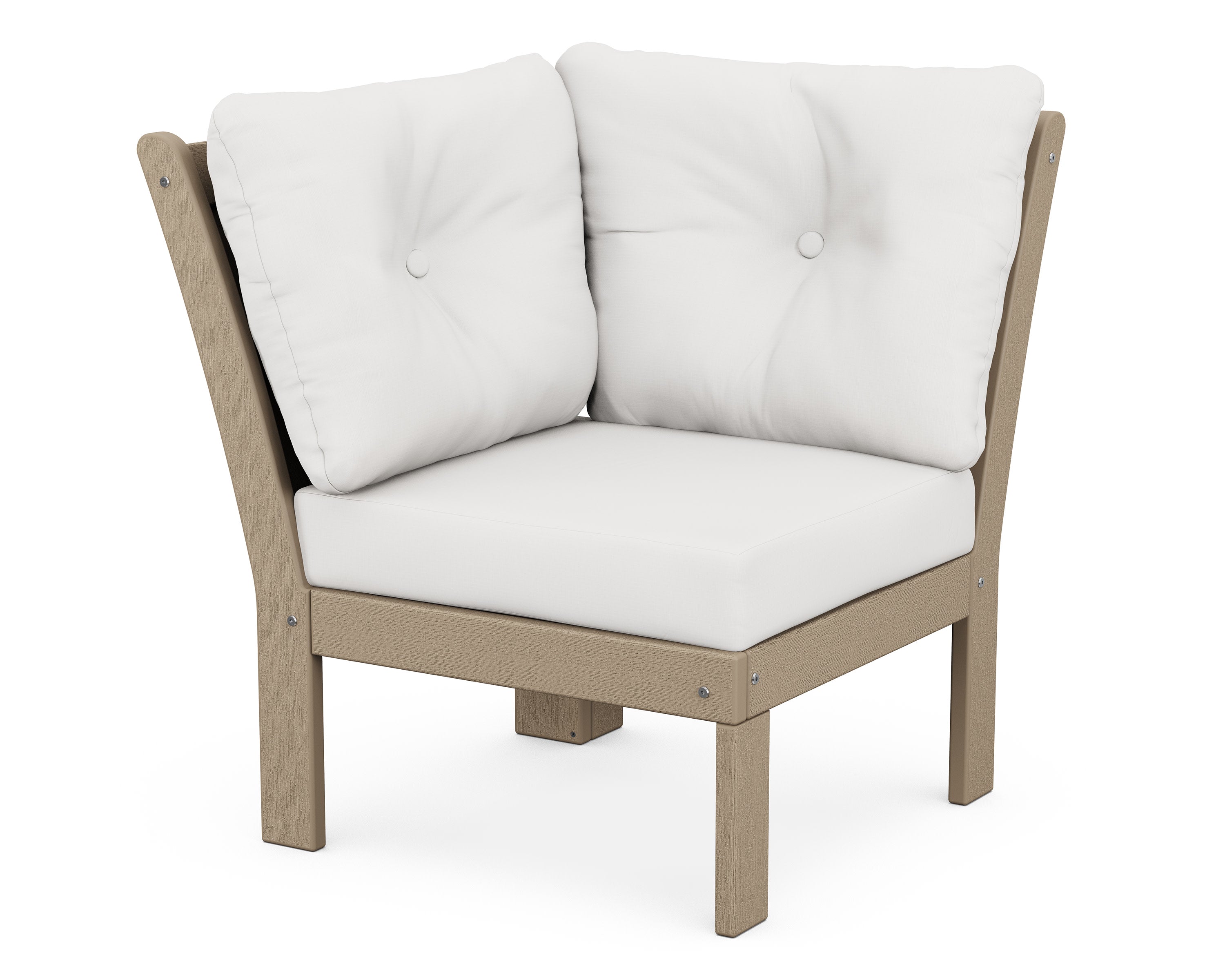 Vineyard Modular Corner Chair in Vintage Sahara / Natural Linen