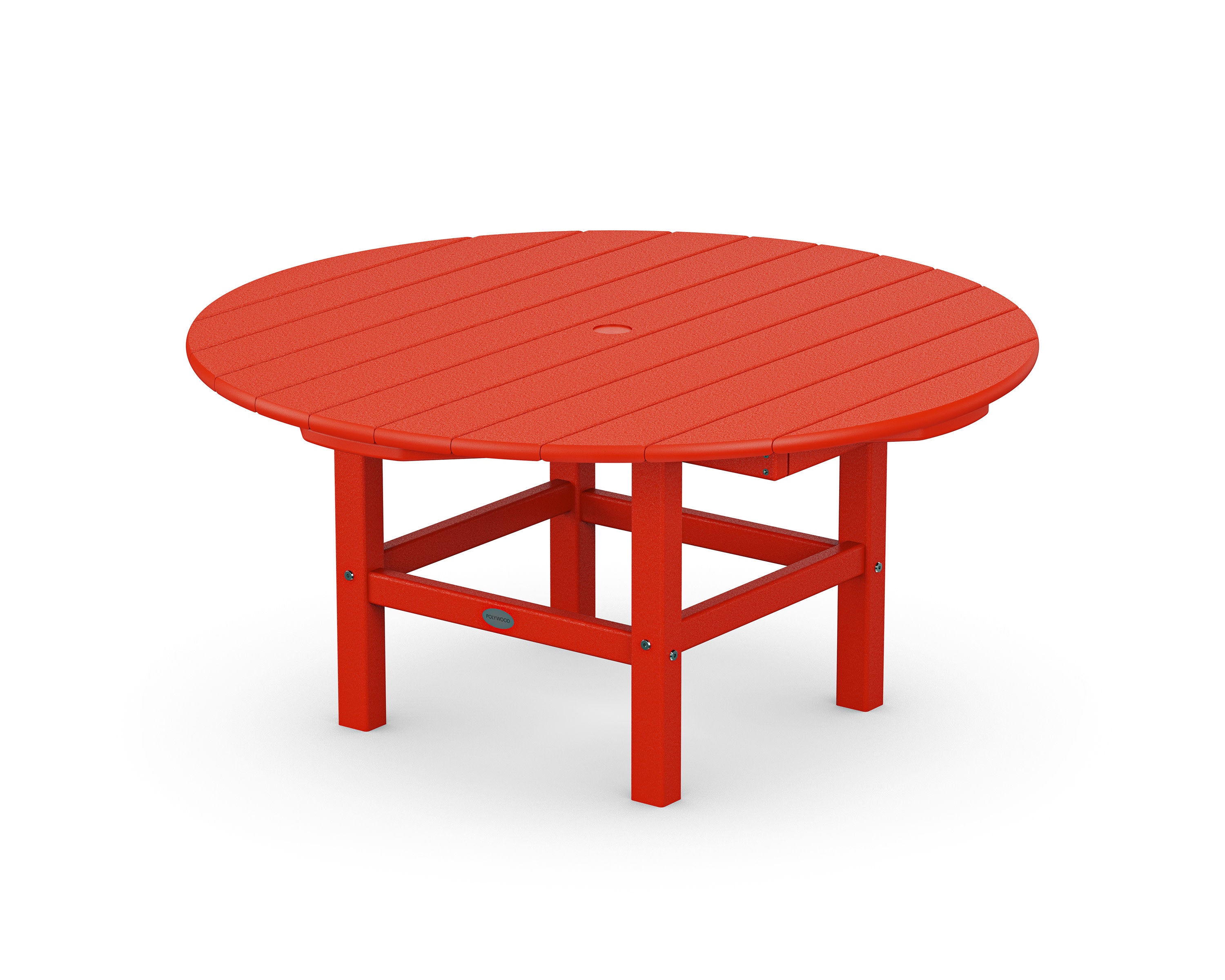 Round 37" Conversation Table in Sunset Red
