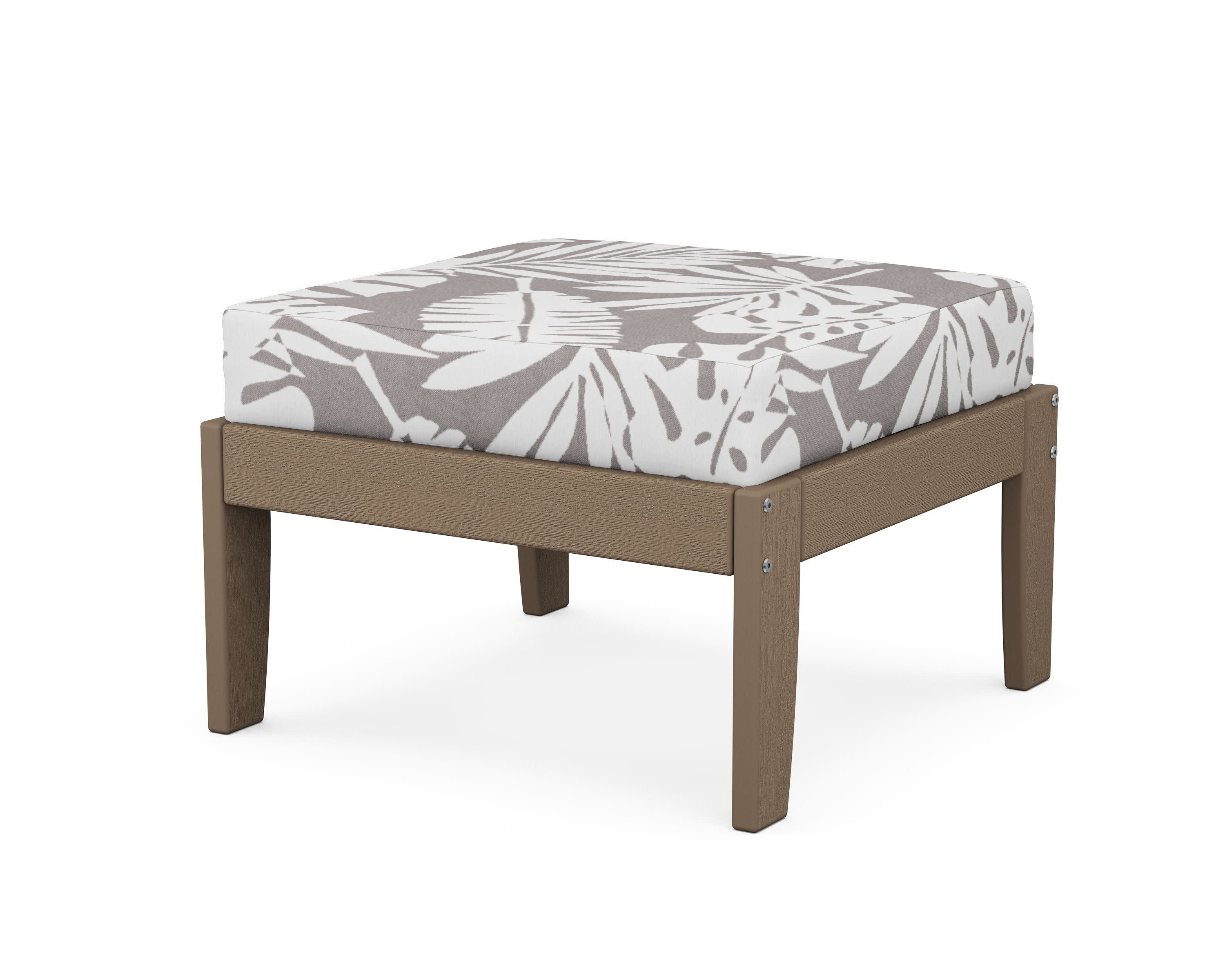Modular Ottoman - Classic in Vintage Sahara / Leaf Grey Mist