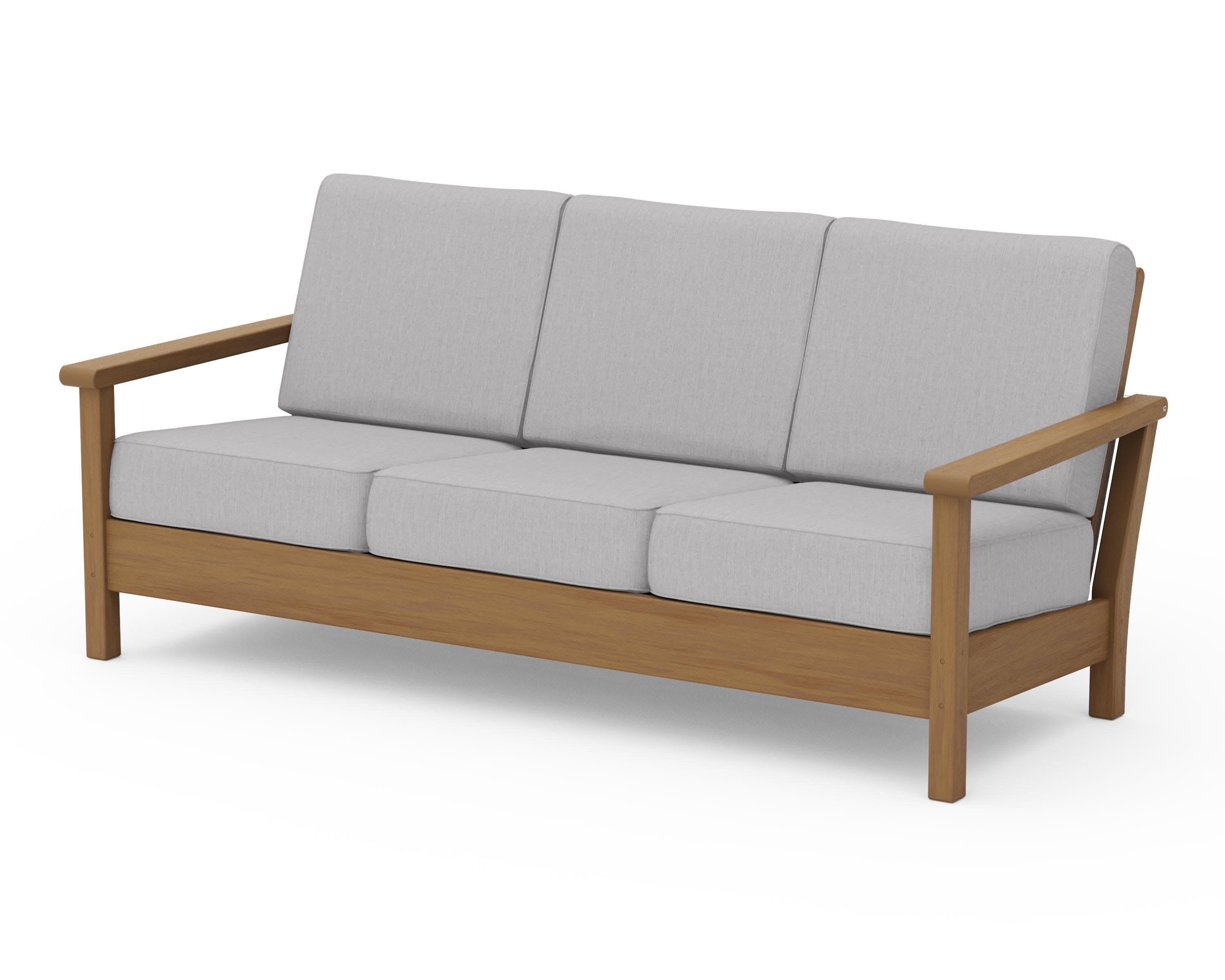 Harbour Deep Seating Sofa in Natural / Granite