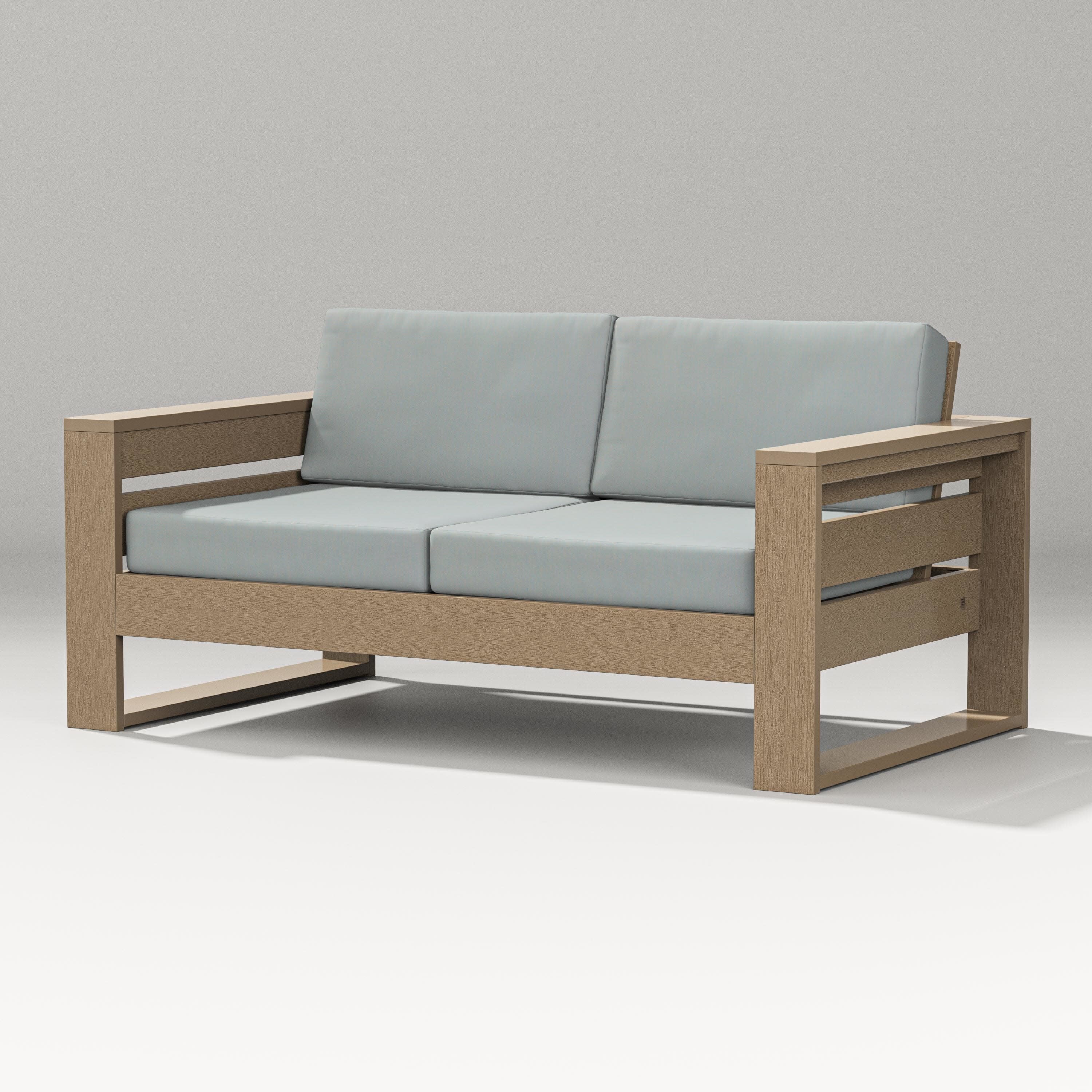 Latitude Loveseat in Vintage Sahara / Spa