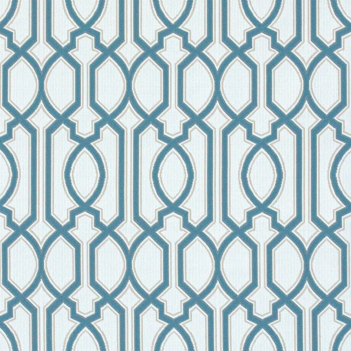 Chelsey Trellis Cobalt Performance Fabric Sample