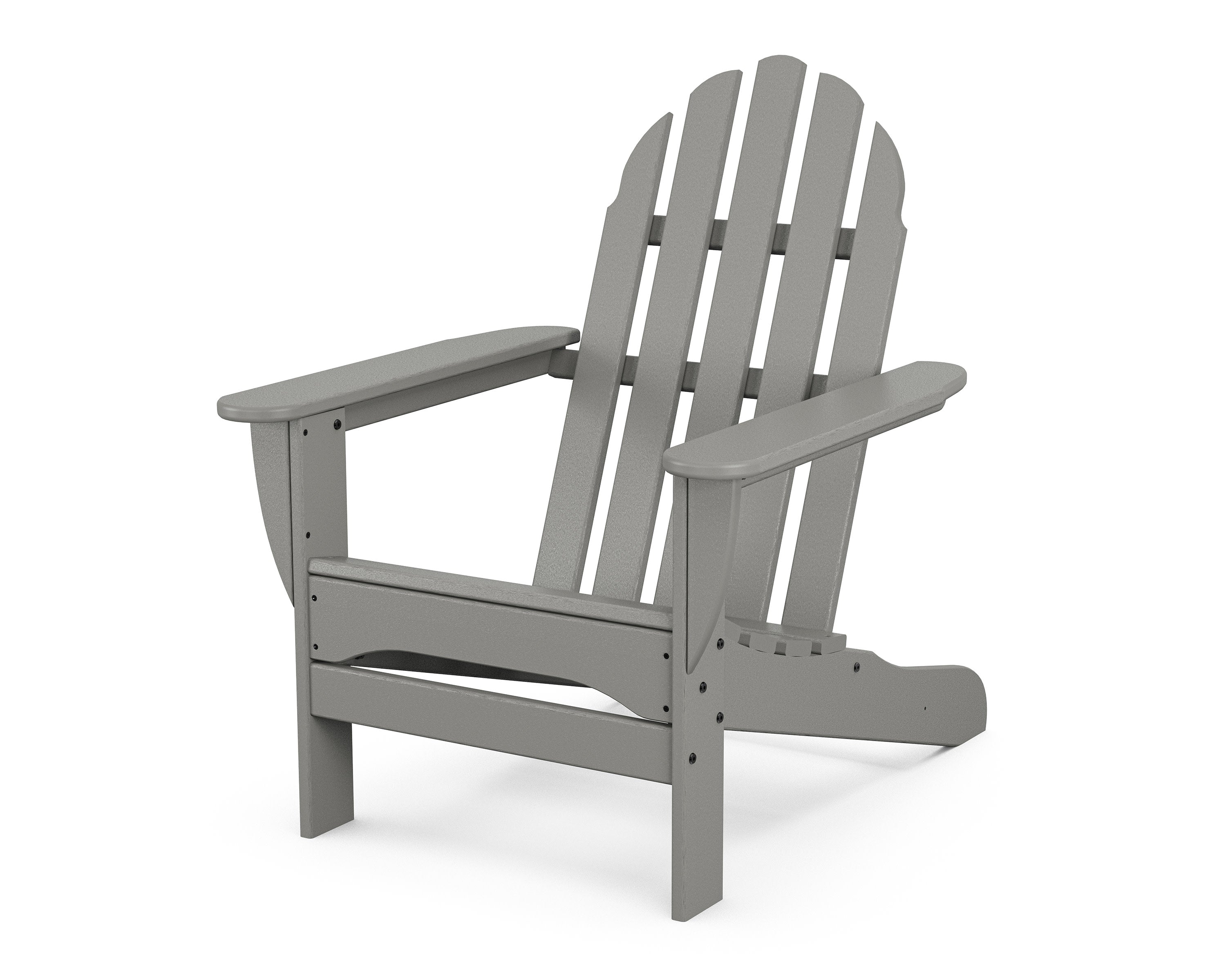 Classic Adirondack Chair in Slate Grey