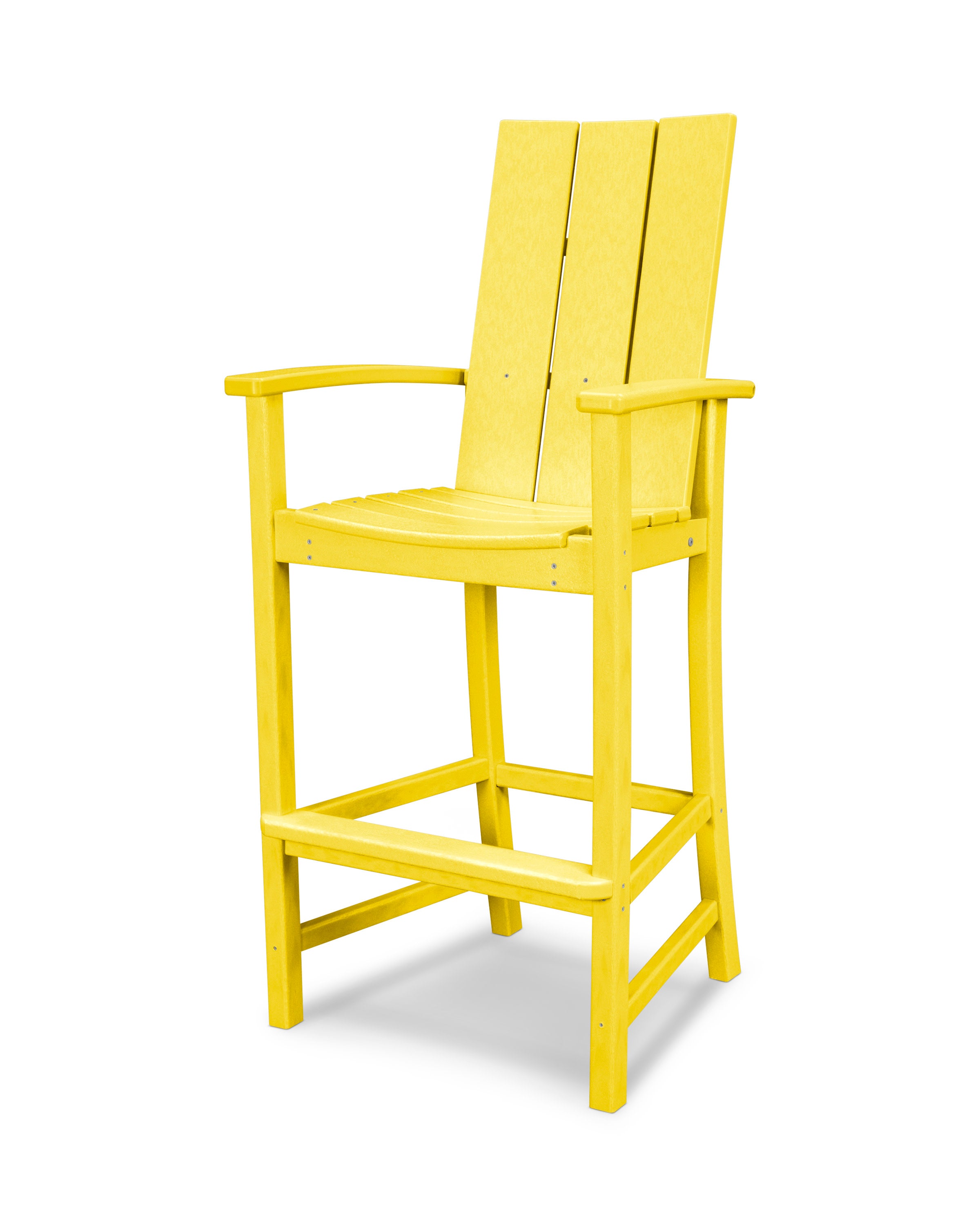 Modern Adirondack Bar Chair in Lemon