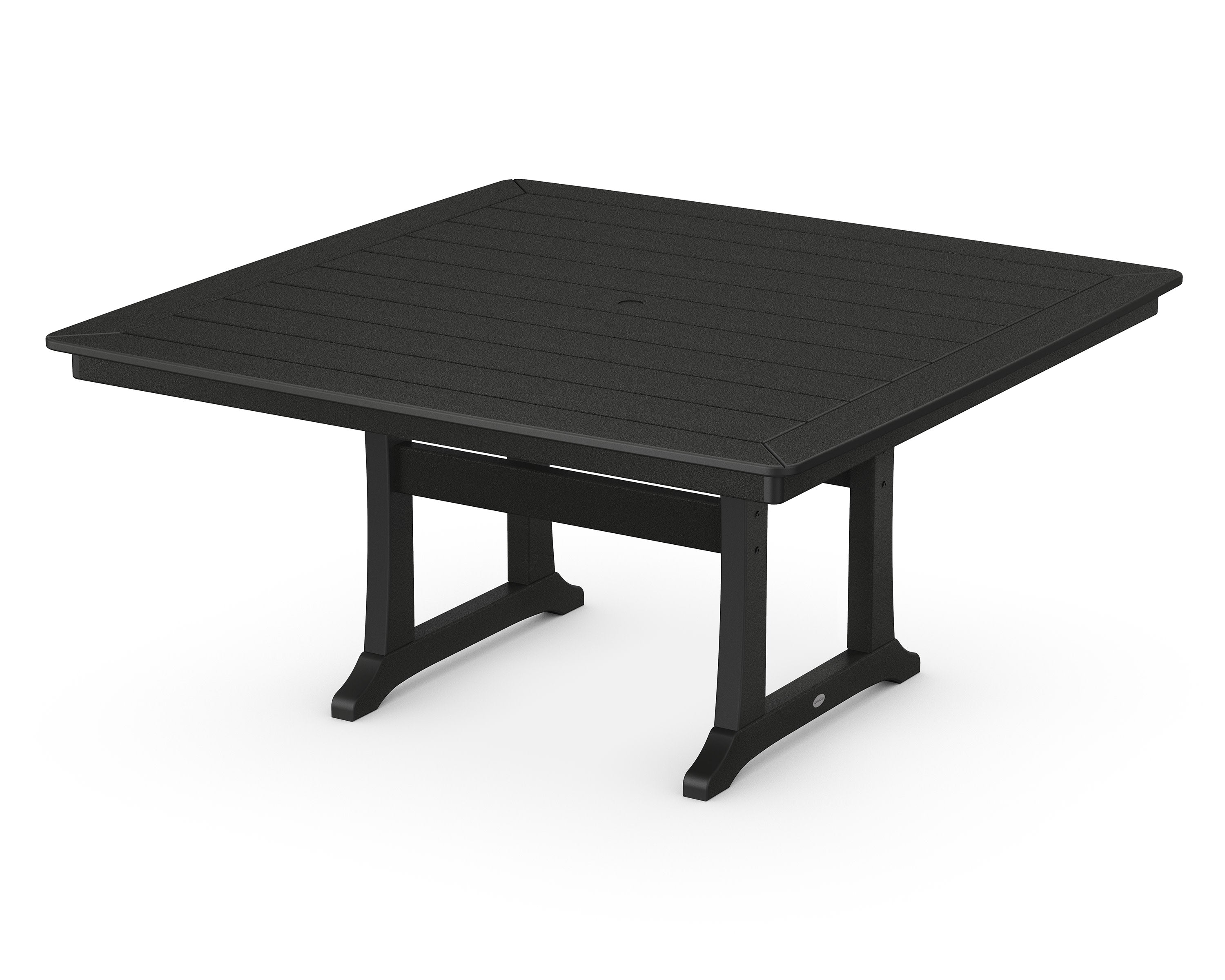 Nautical Trestle 59" Dining Table in Black