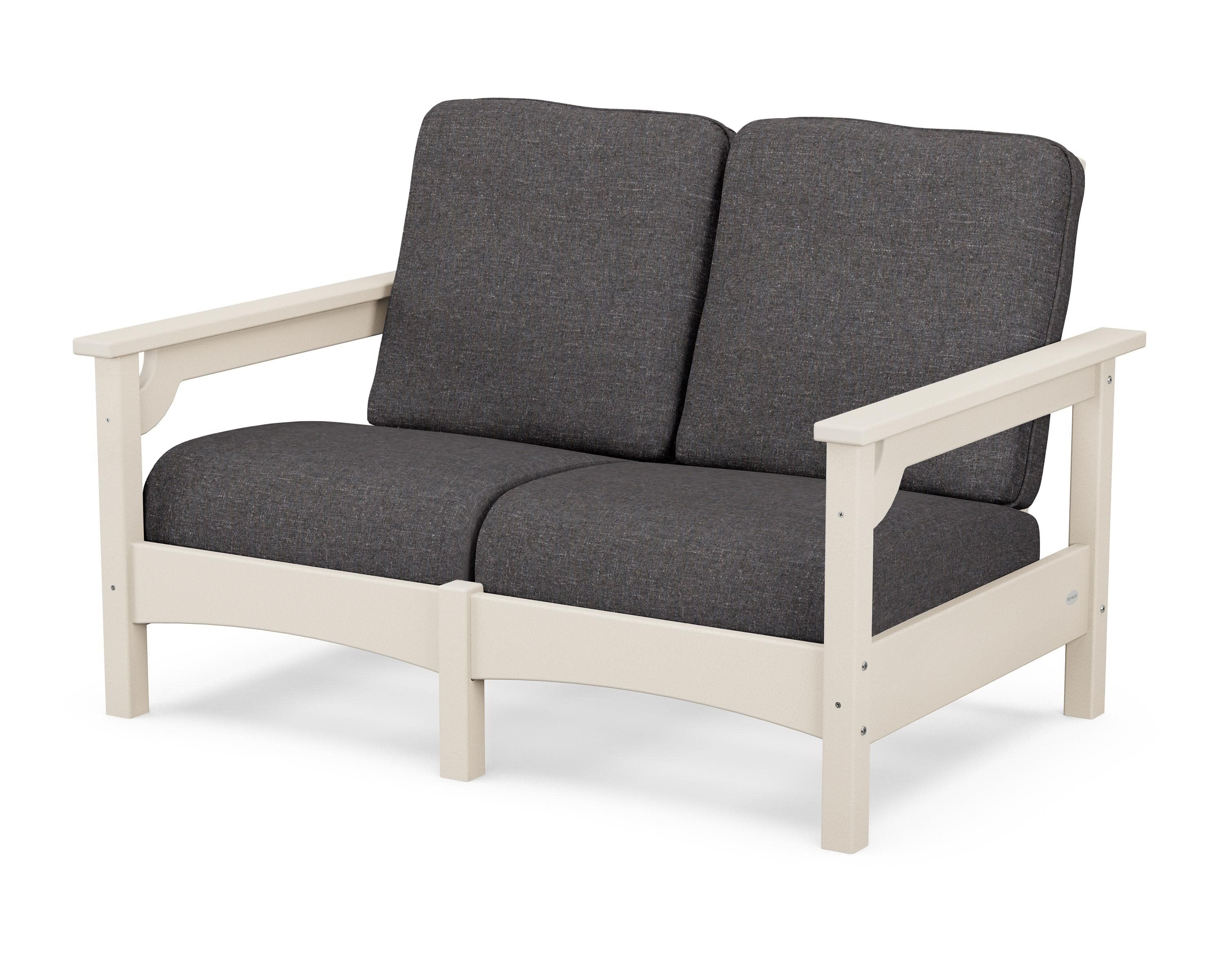 Club Loveseat in Sand / Ash Charcoal