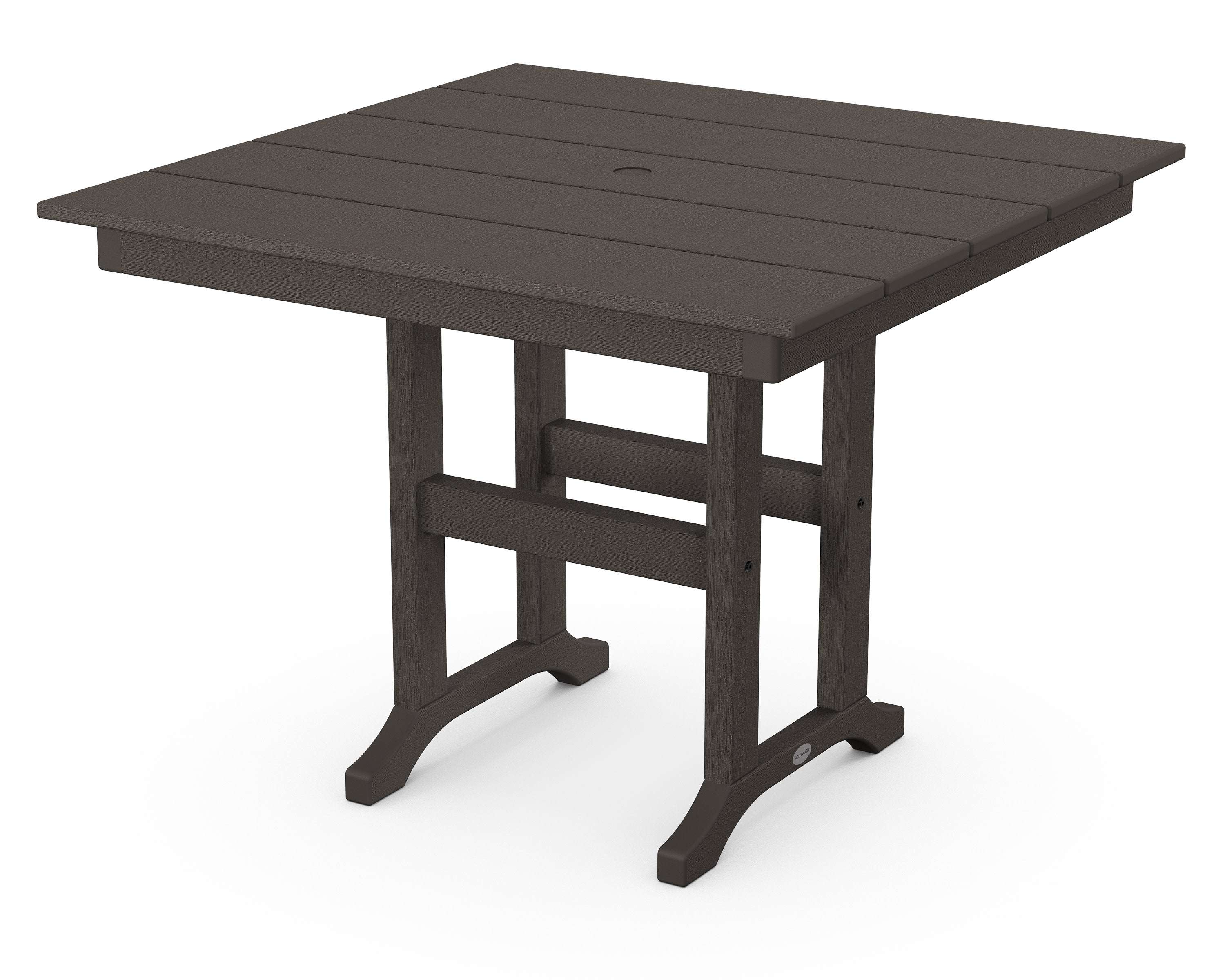 Farmhouse 37" Dining Table in Vintage Coffee