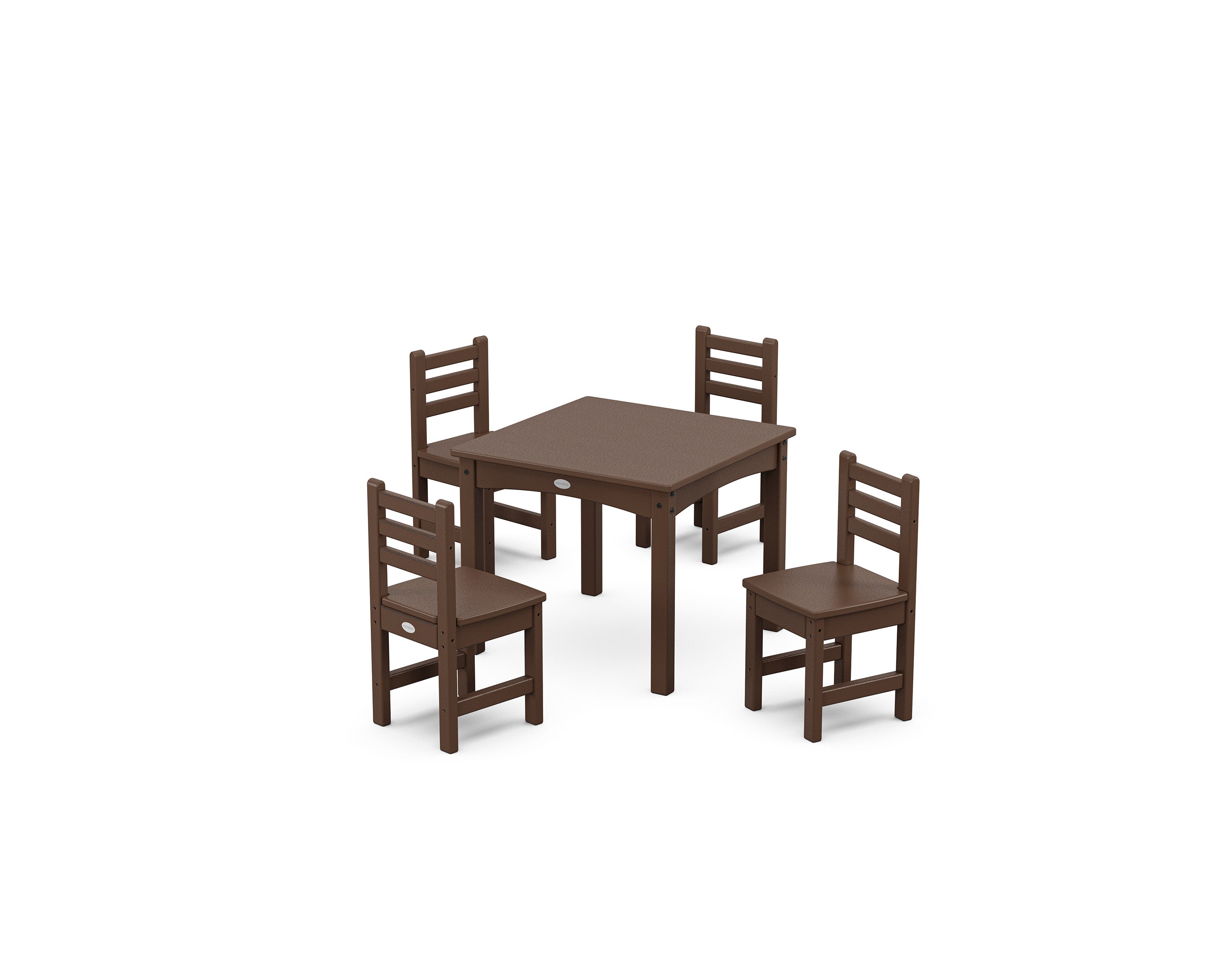 Lakeside Toddler 5-Piece Dining Set in Mahogany
