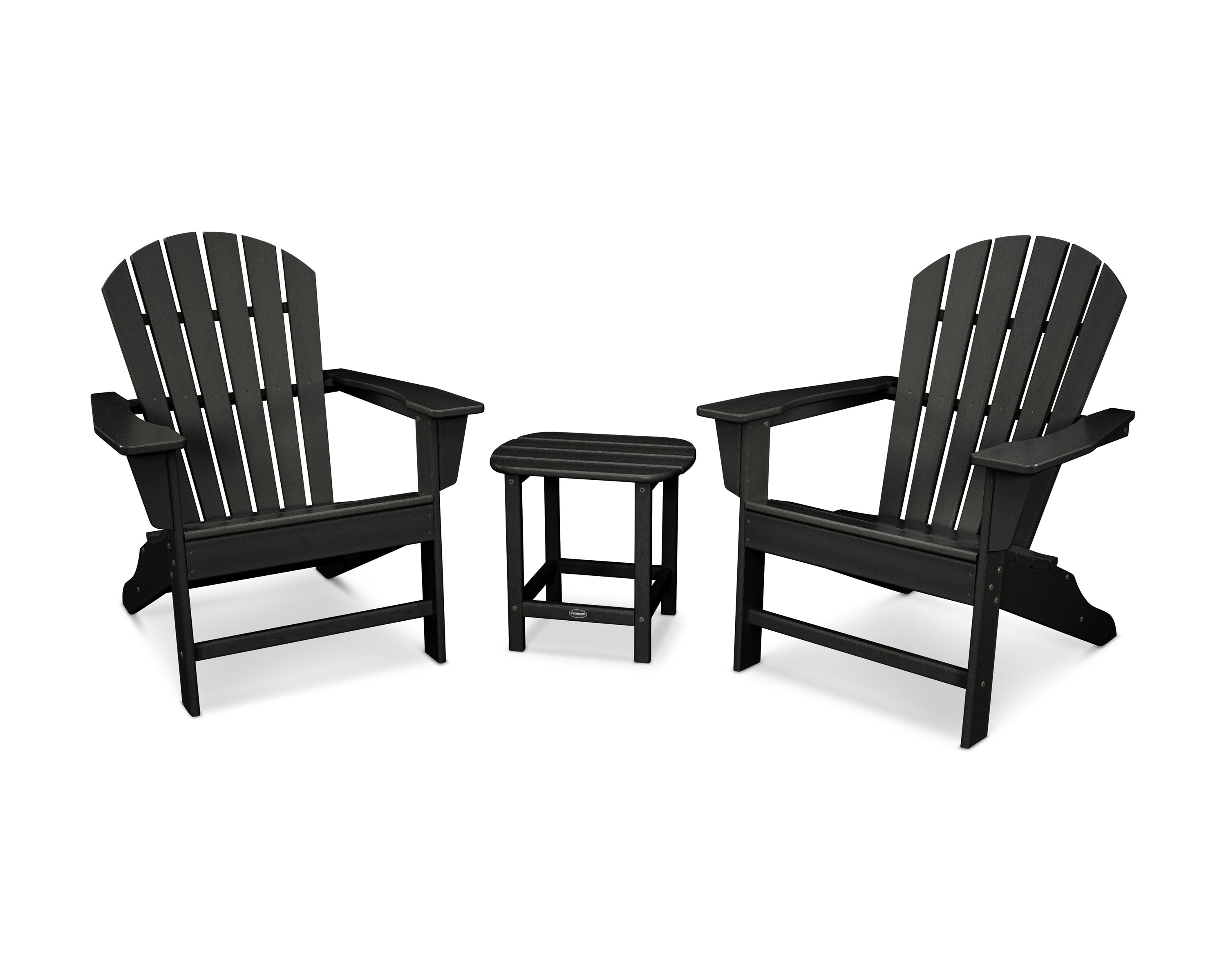 South Beach Adirondack 3-Piece Set in Black
