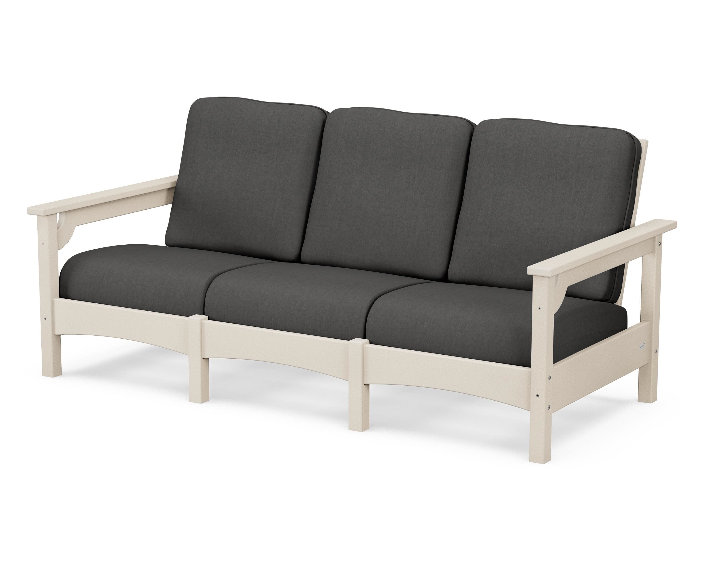 Club Sofa in Sand / Spectrum Carbon