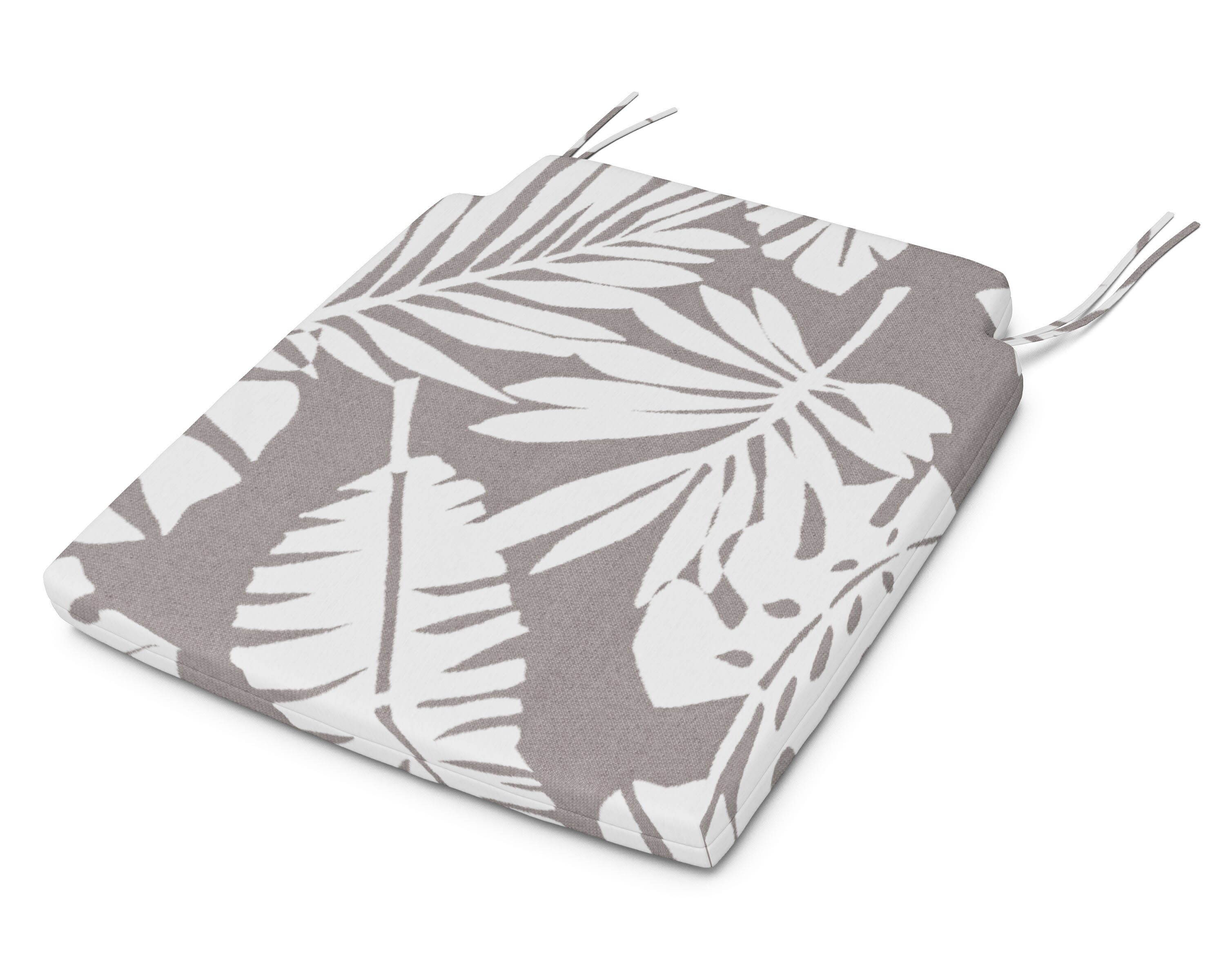 Savannah Dining Seat Pad in Leaf Grey Mist