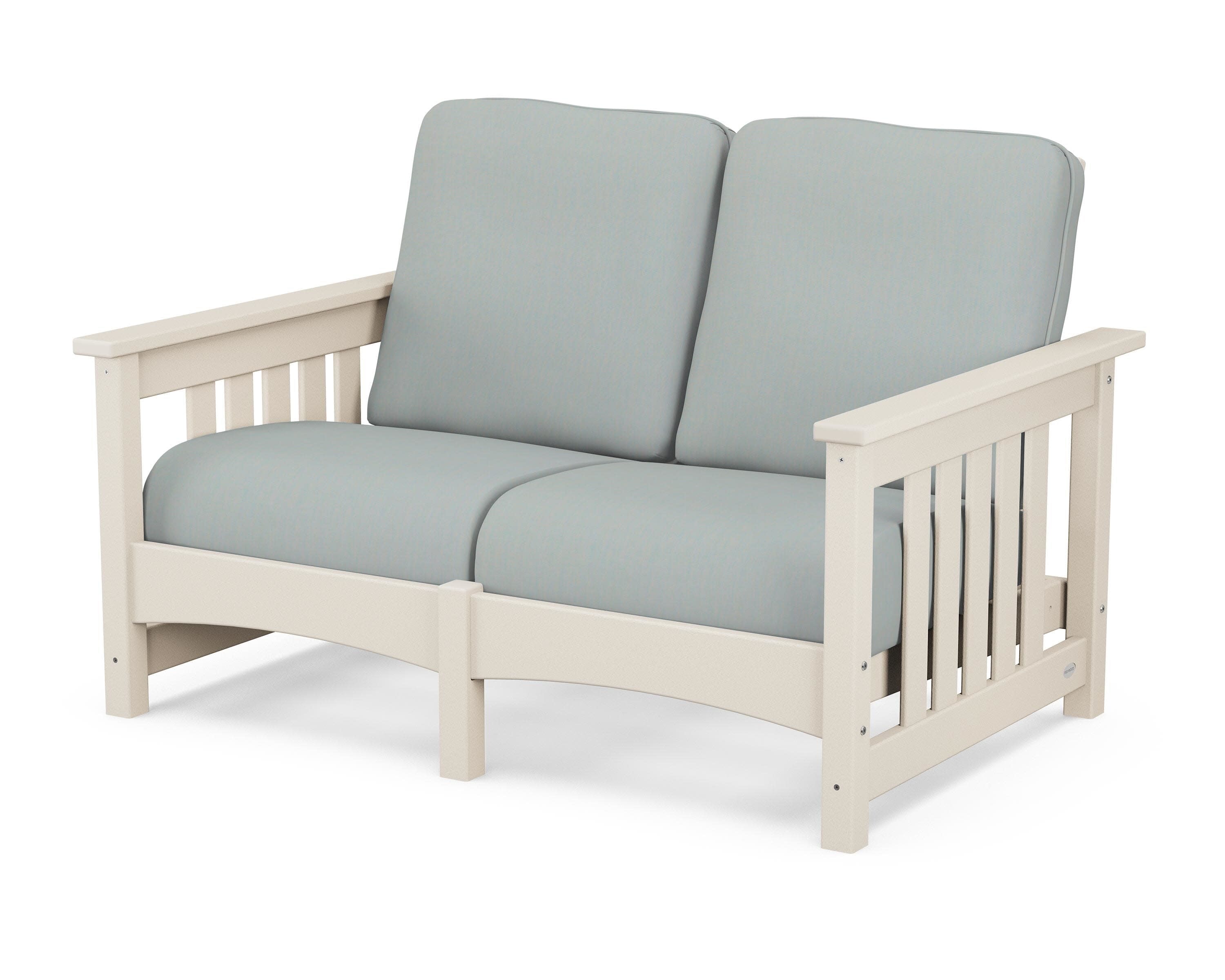 Club Mission Loveseat in Sand / Spa