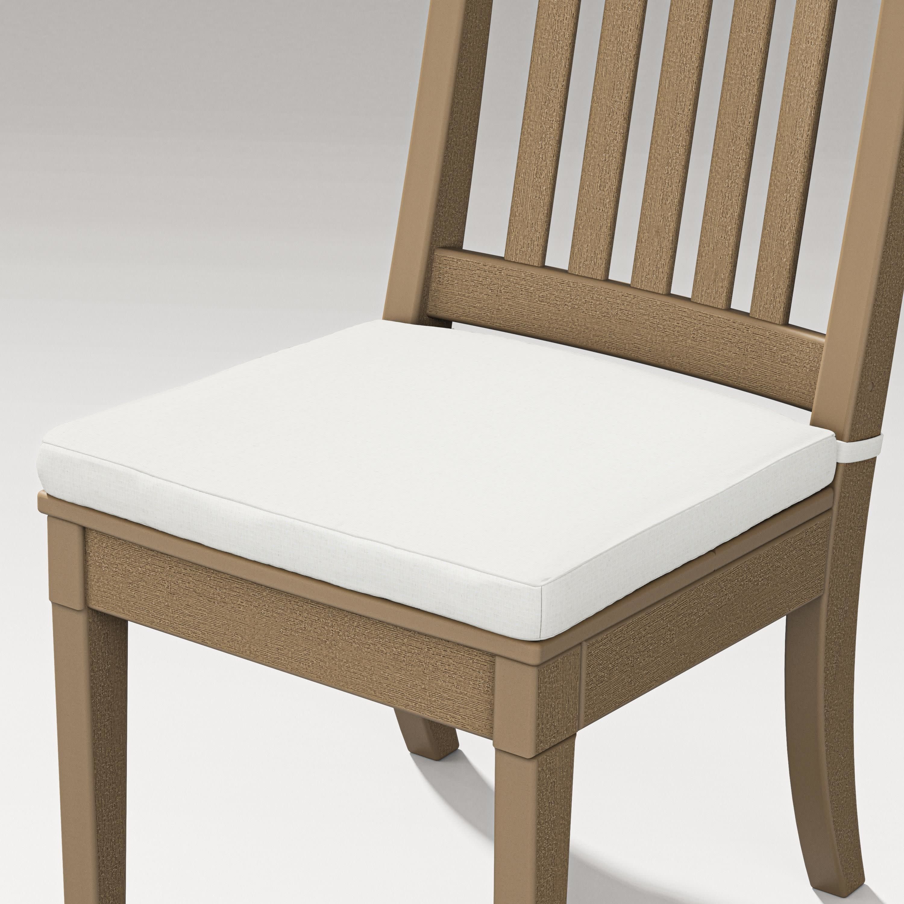 Estate Dining Chair Cushion in Natural Linen