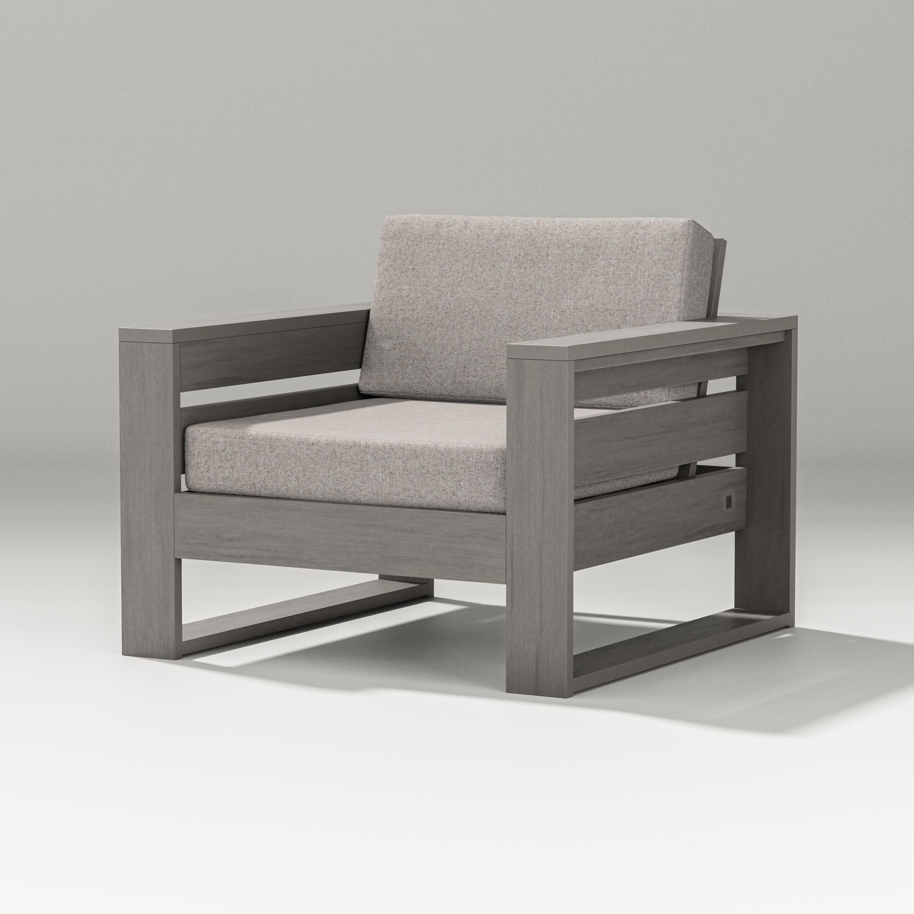 Latitude Lounge Chair in Driftwood / Weathered Tweed