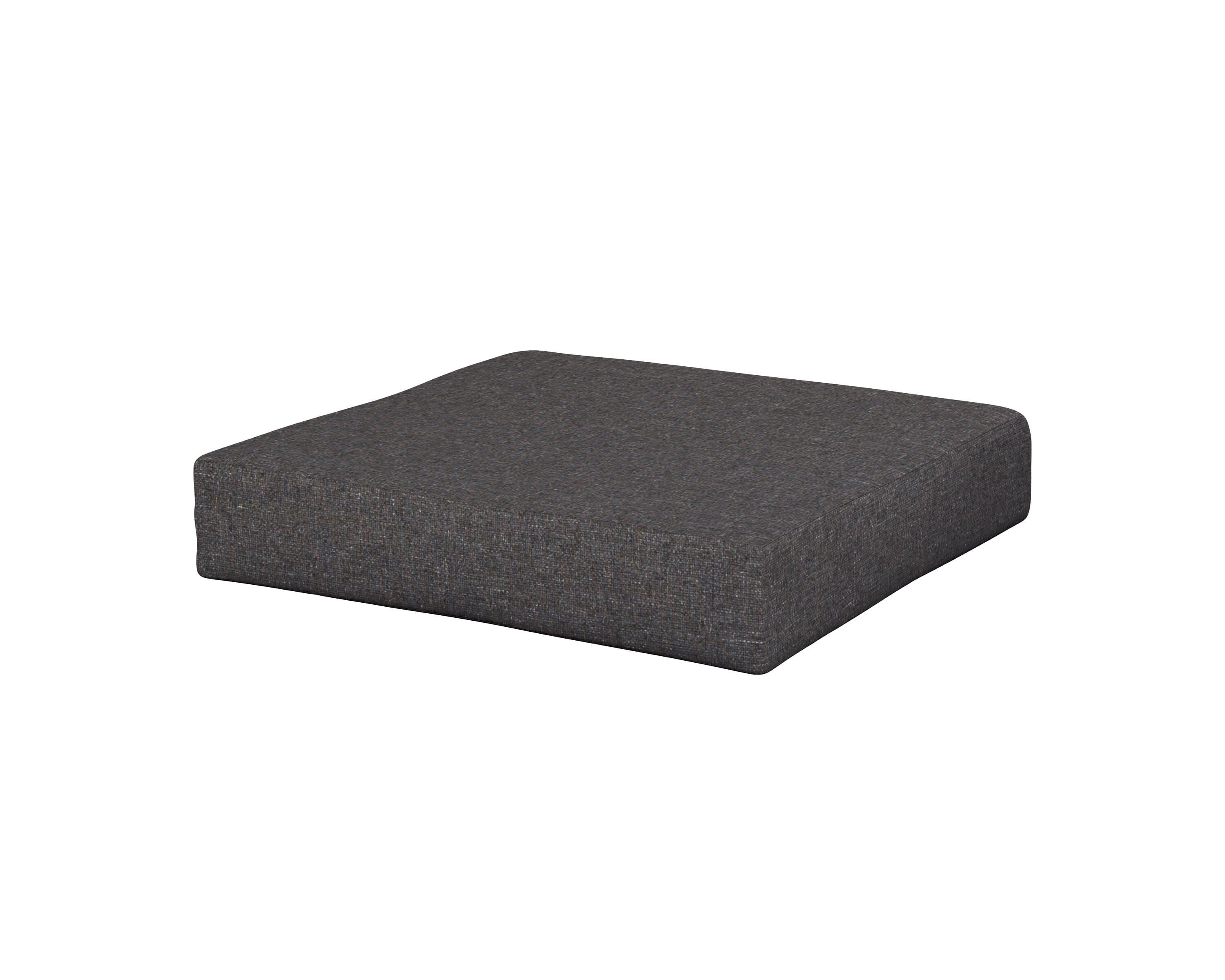 Modular Ottoman Cushion in Ash Charcoal