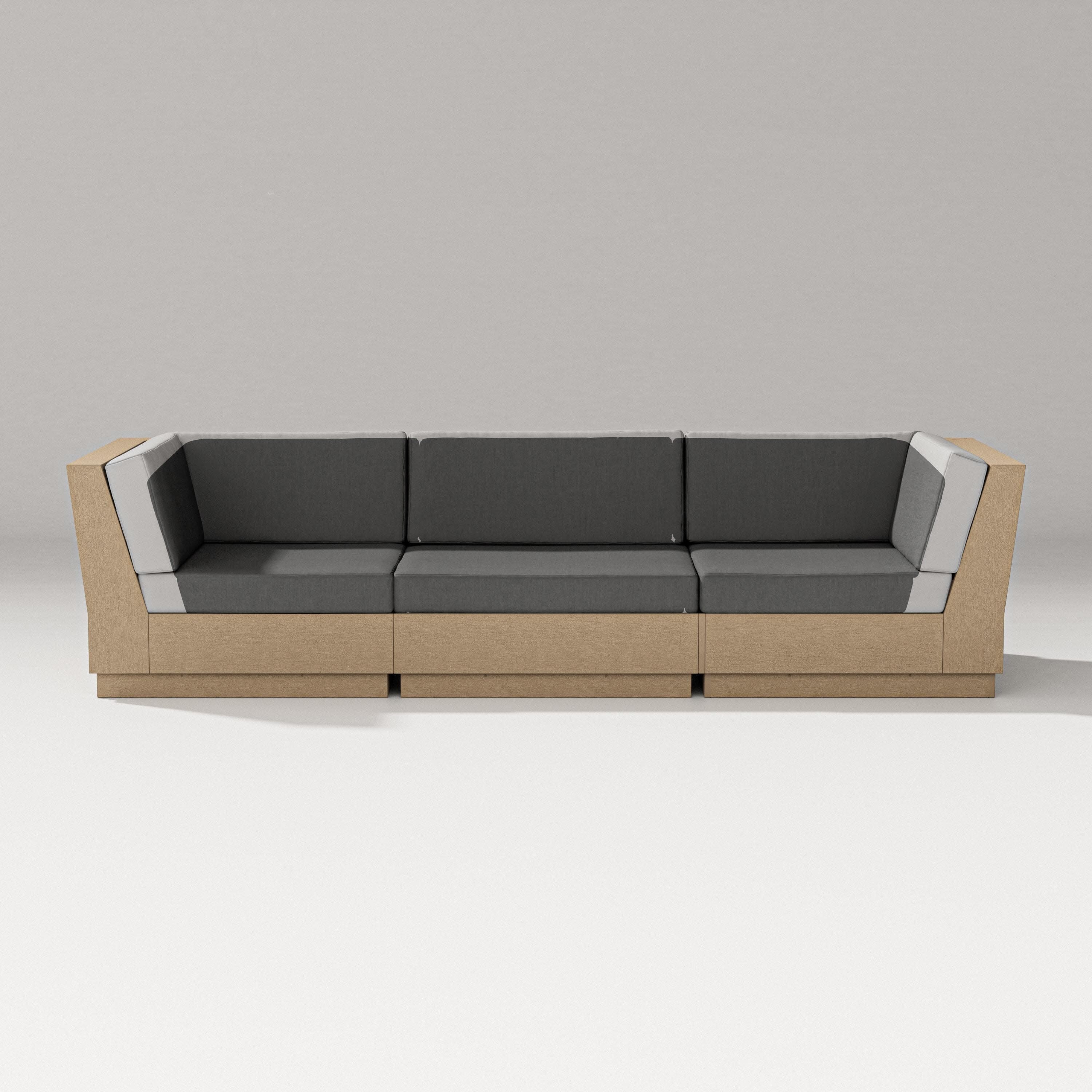 Elevate Sofa Sectional in Vintage Sahara / Spectrum Carbon