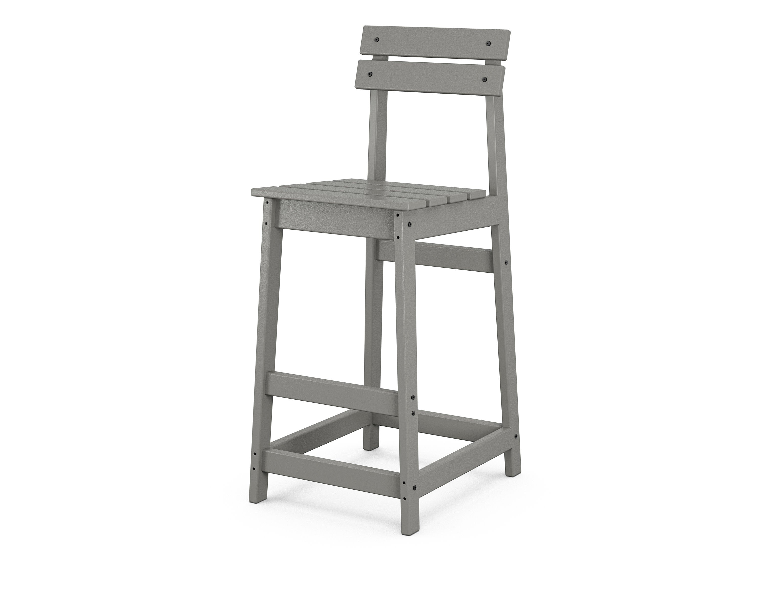 Modern Studio Plaza Bar Chair in Slate Grey