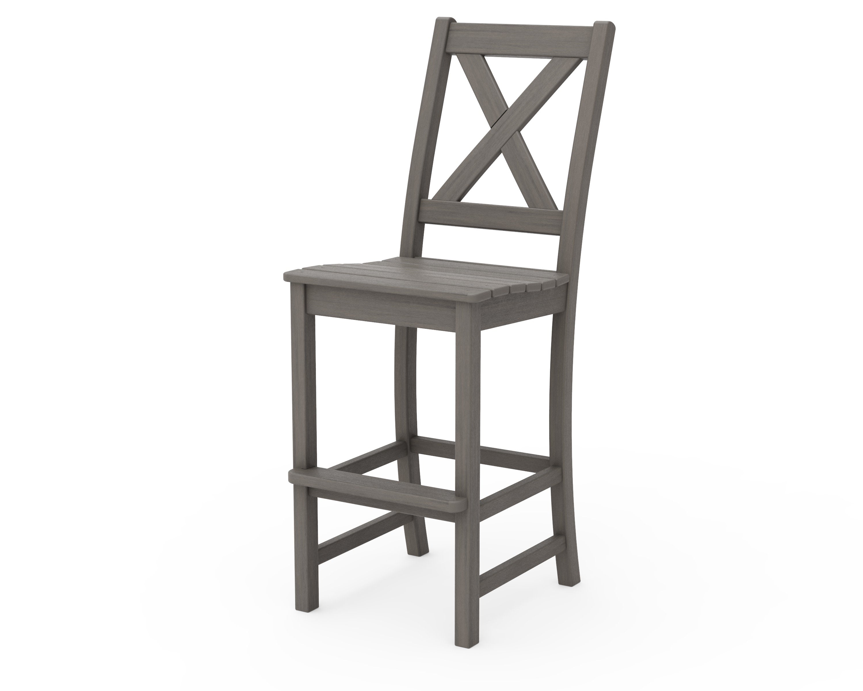 Braxton Bar Side Chair in Driftwood