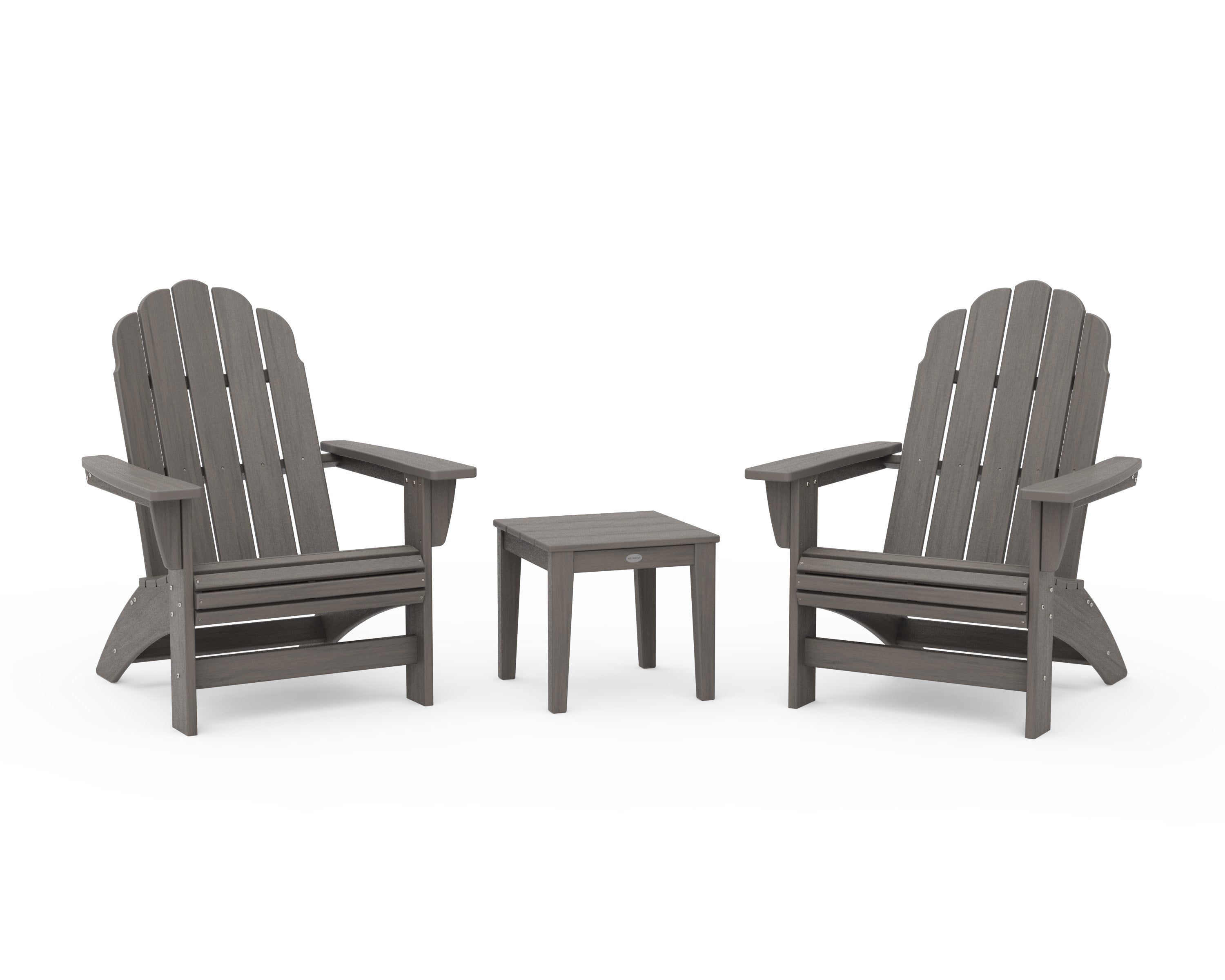 3-Piece Vineyard Grand Adirondack Set in Driftwood