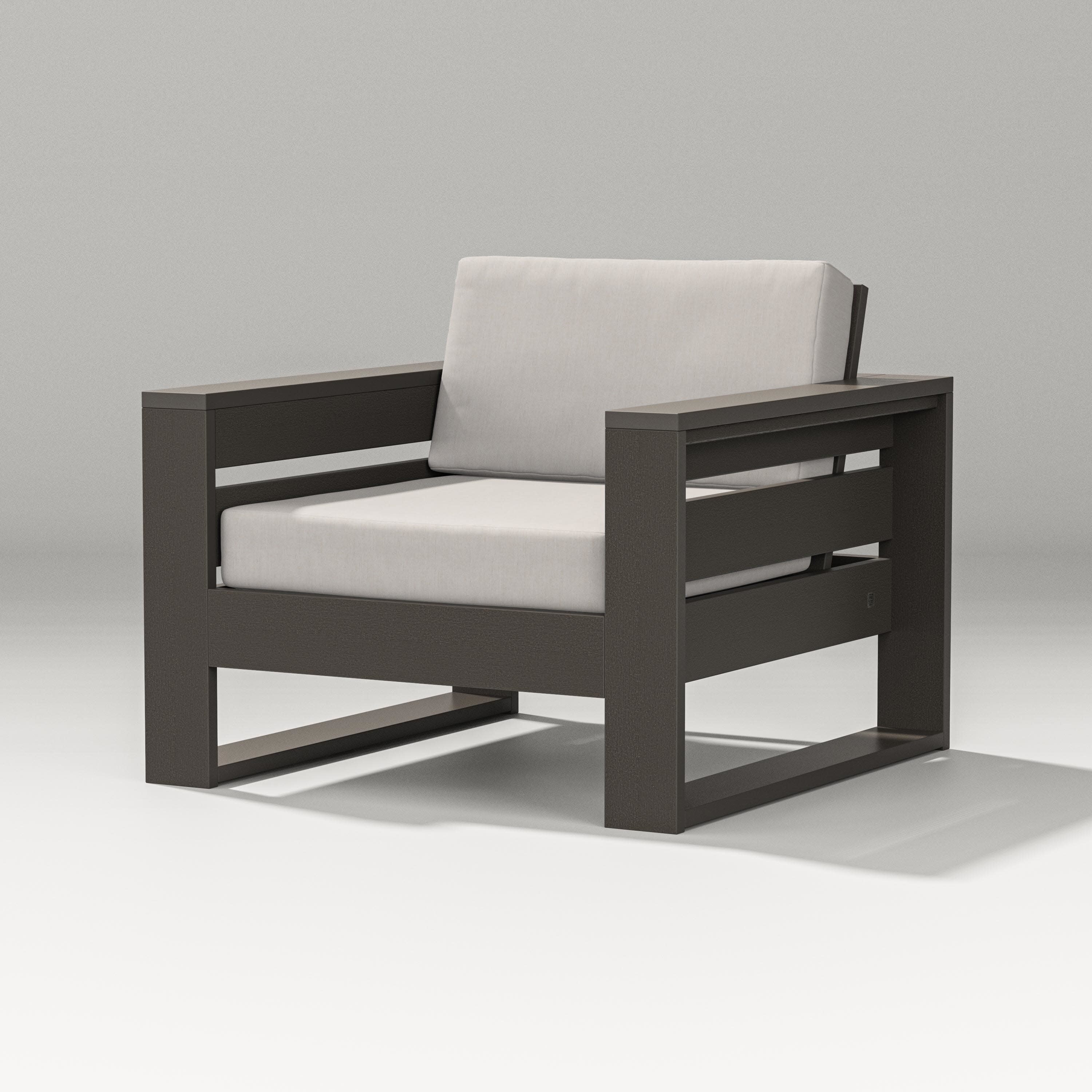 Latitude Lounge Chair in Vintage Coffee / Cast Ash