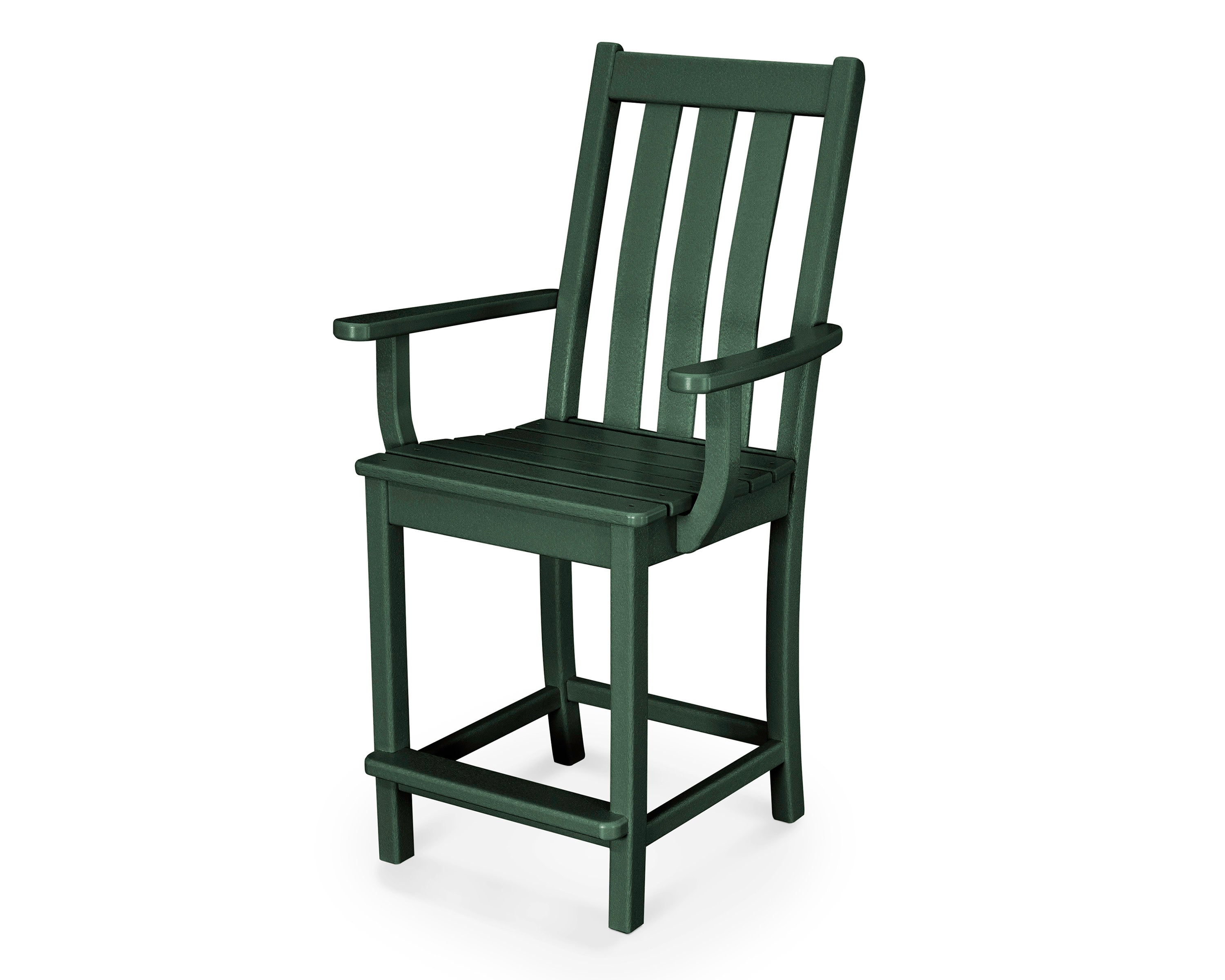 Vineyard Counter Arm Chair in Green
