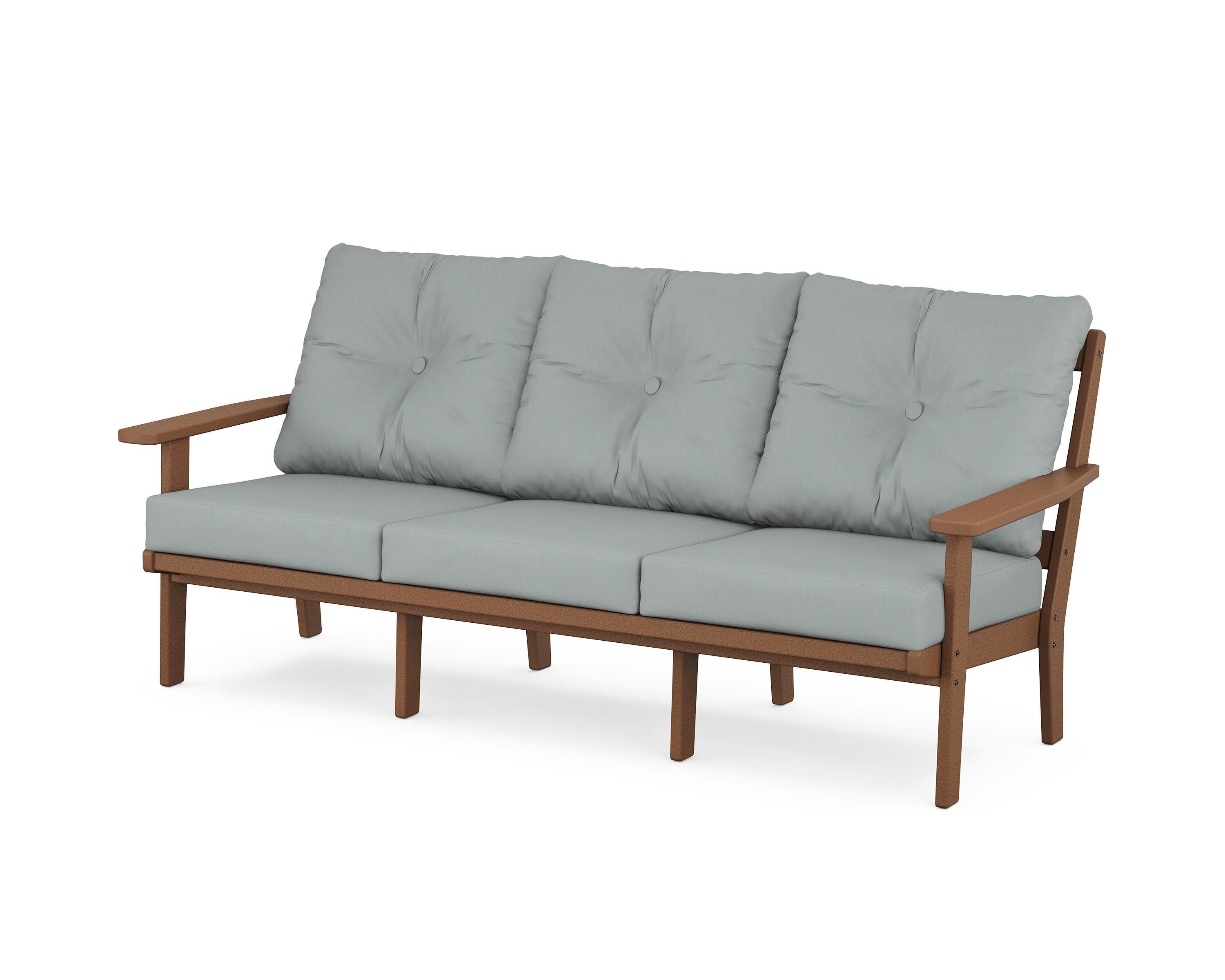 Oxford Deep Seating Sofa in Teak / Spa