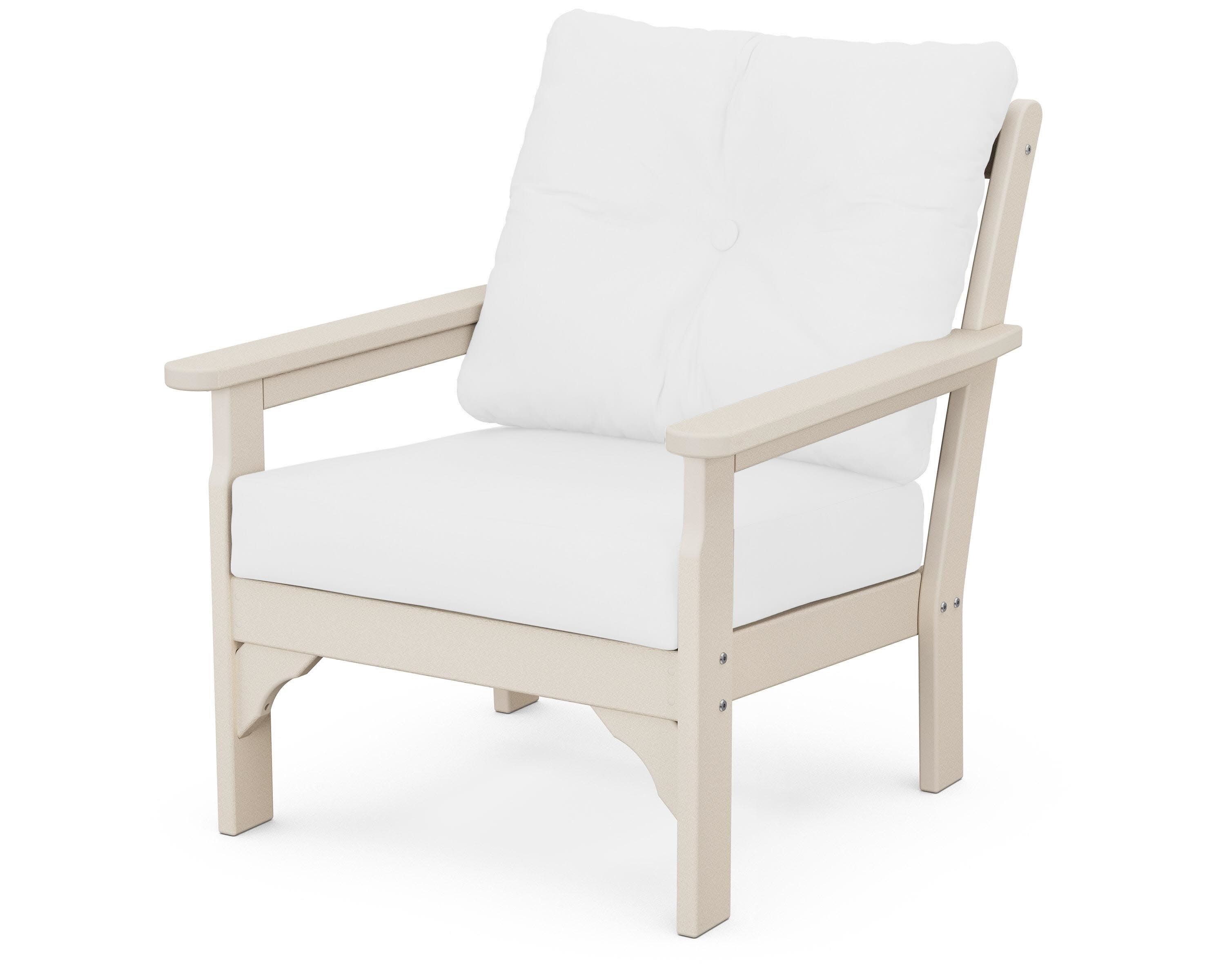 Vineyard Deep Seating Chair in Sand / Natural