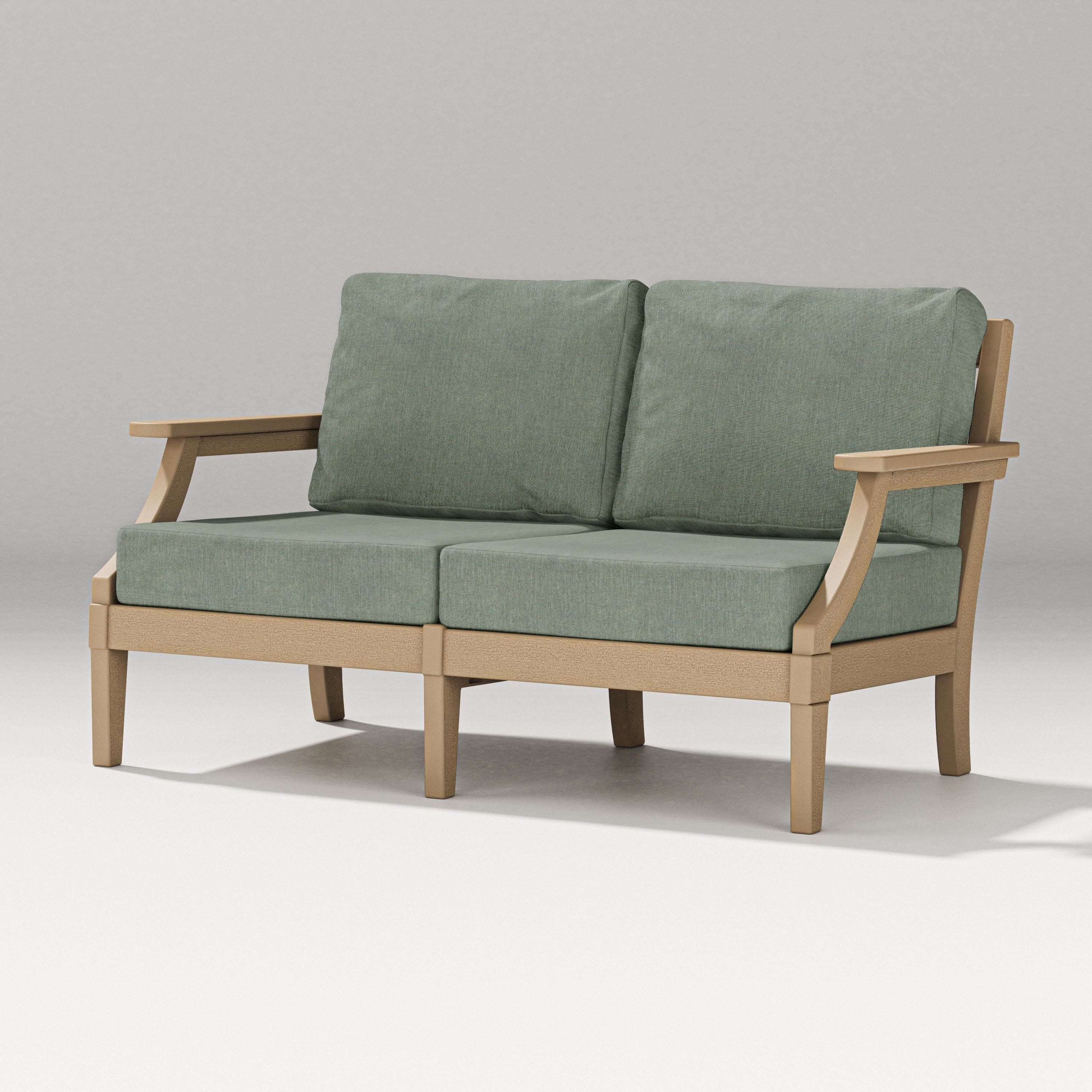 Estate Loveseat in Vintage Sahara / Cast Sage