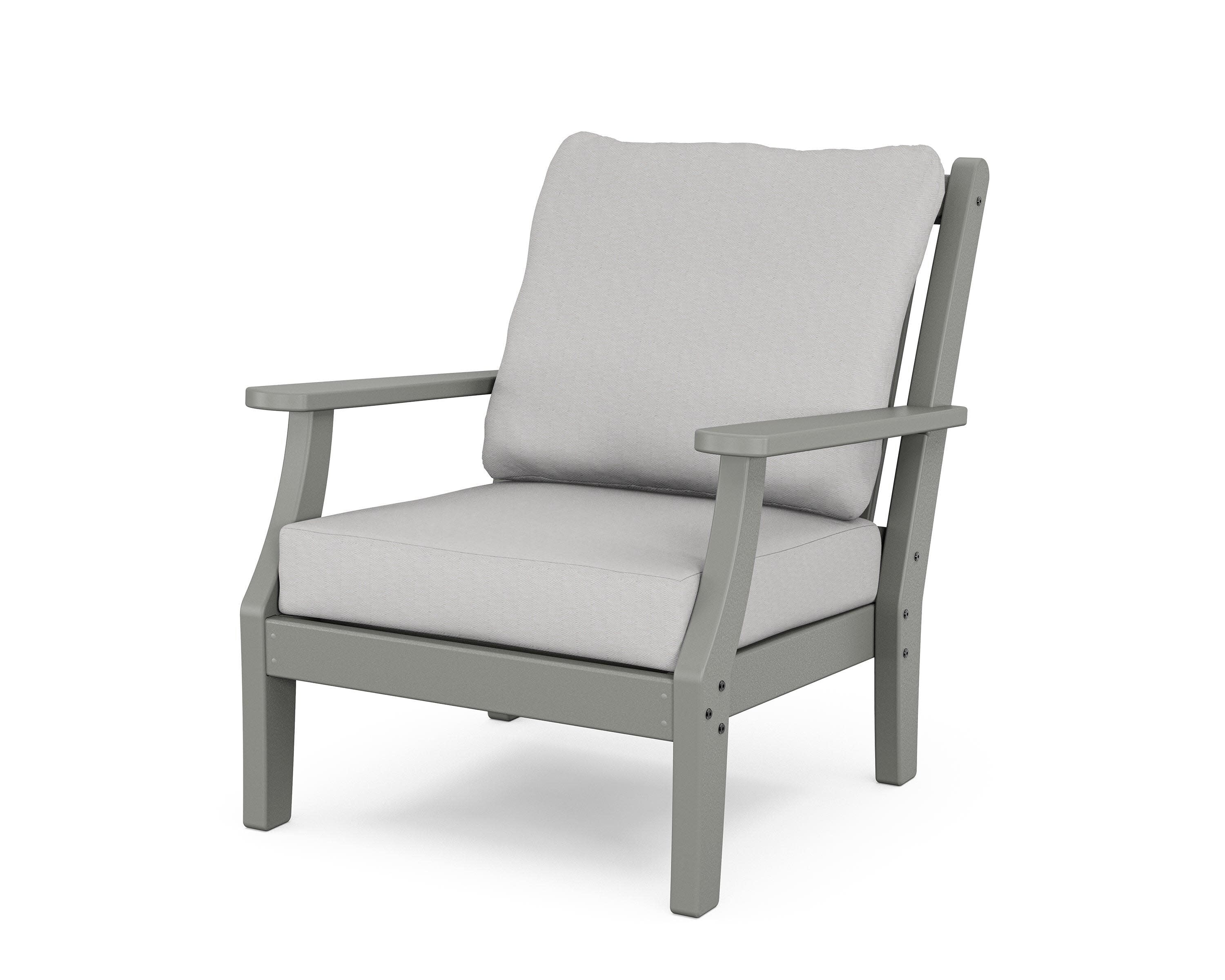 Wovendale Deep Seating Chair in Slate Grey / Diamond in the Rough