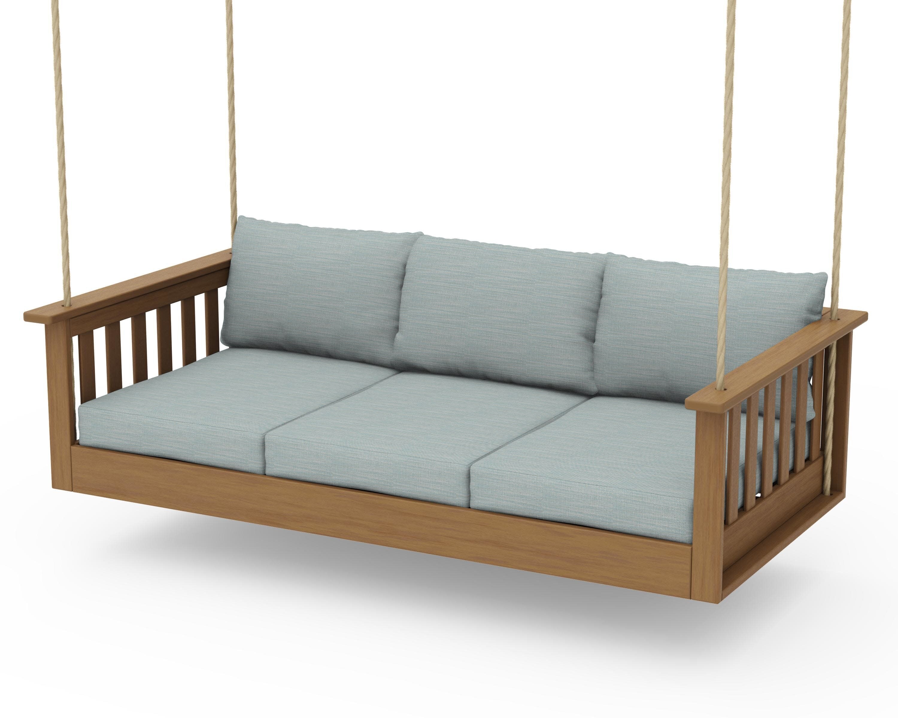 Vineyard Daybed Swing in Natural / Soothe Mist