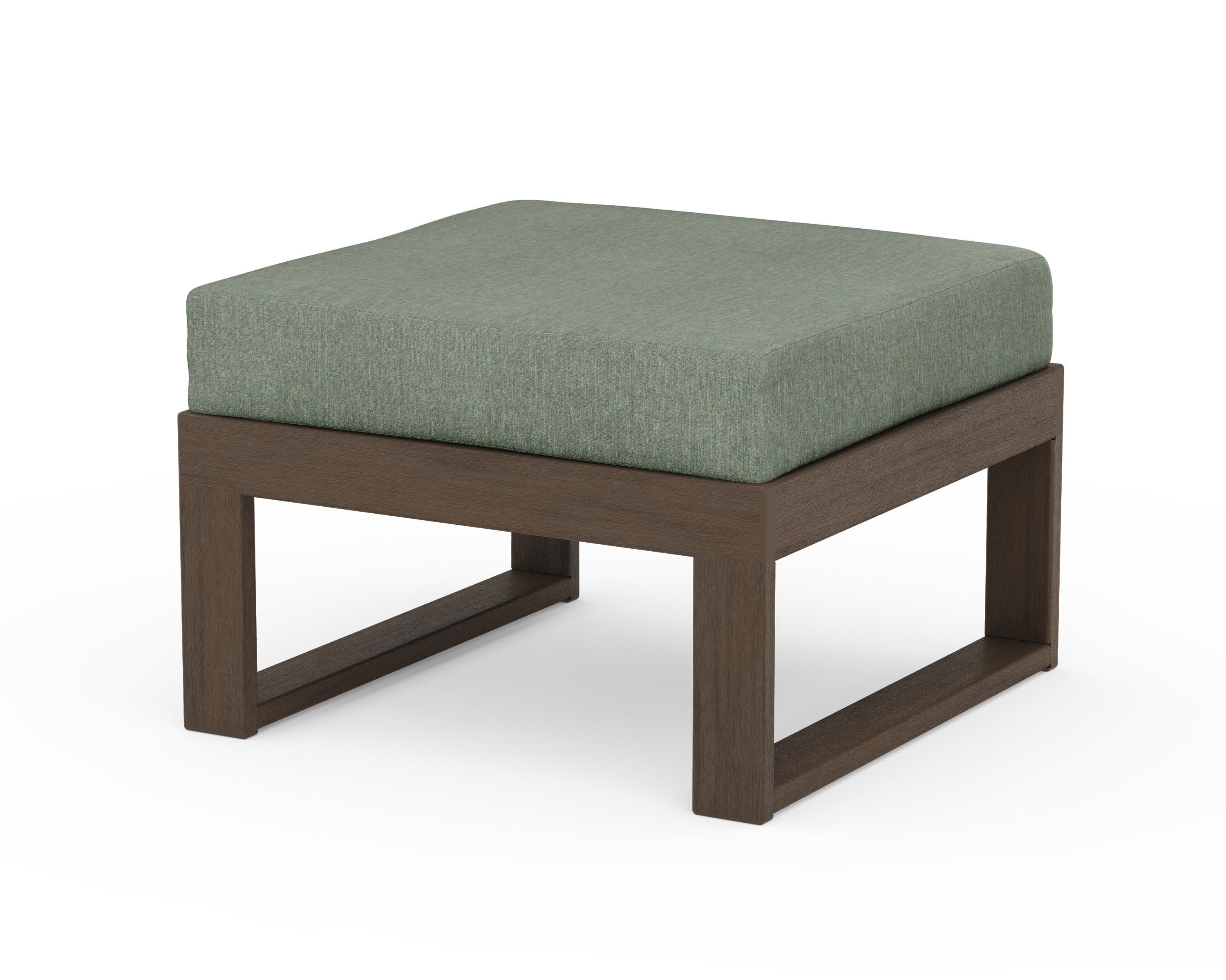 Modular Ottoman - Modern in Kona / Cast Sage